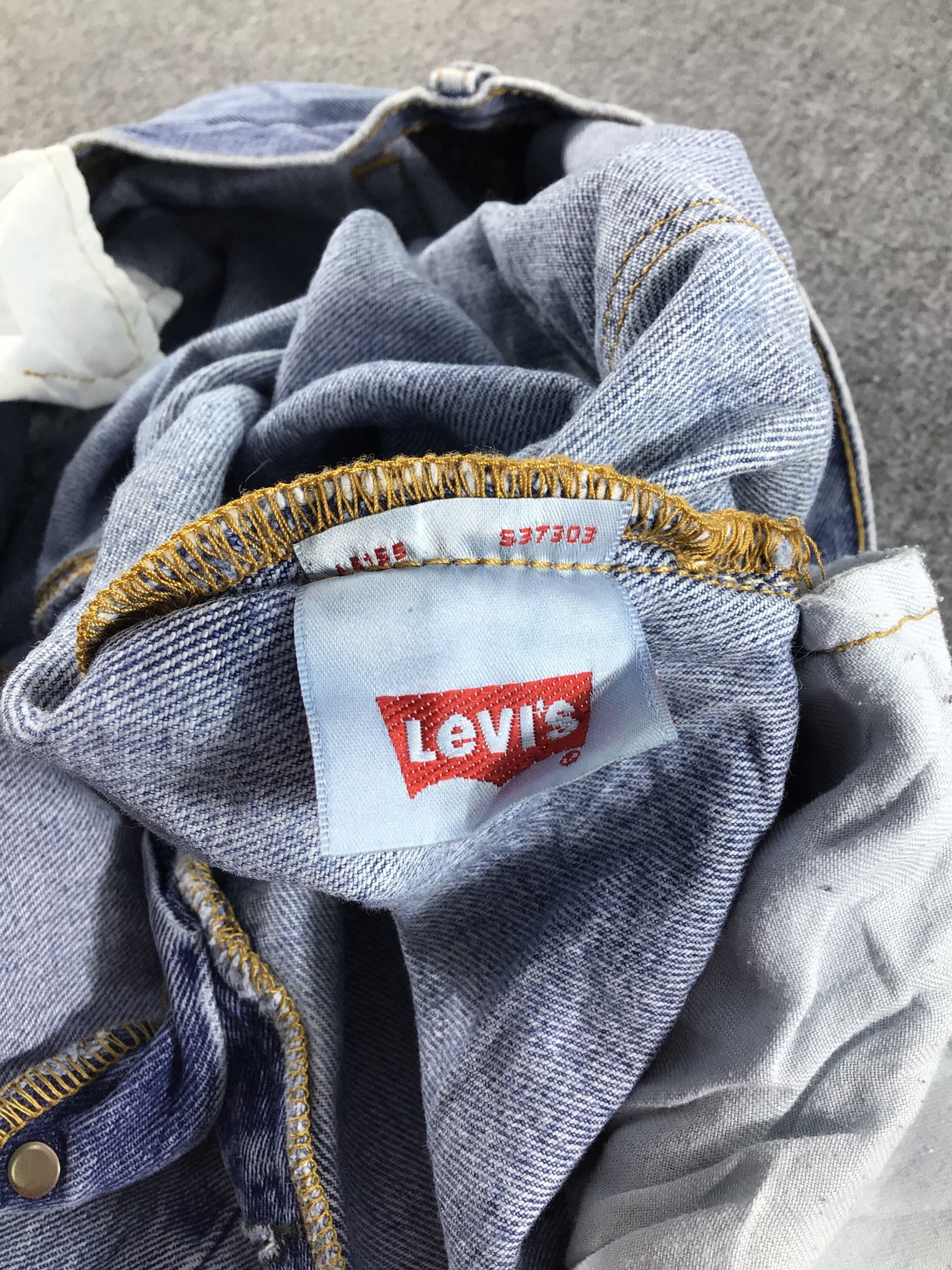 Levi's Blue Wash Levis 501 Jeans-J383 Size US 36 / EU 52 - 12 Thumbnail