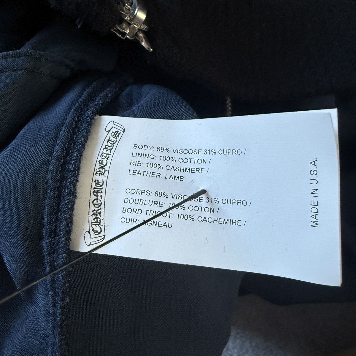 Chrome Hearts Chrome Hearts So it goes Navy Blue Tracksuit Size US L / EU 52-54 / 3 - 7 Thumbnail