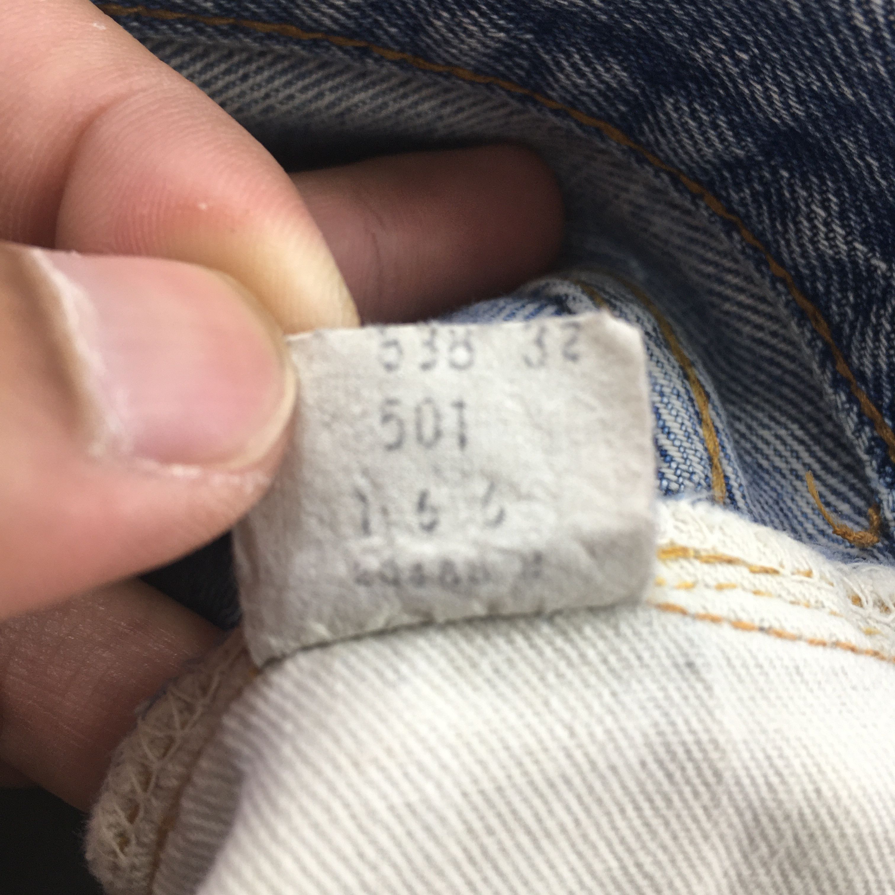 Levi's Size 27x30 Vintage 1970s Levi's 501 Selvedge Jeans S1924 Size 27" / US 4 / IT 40 - 14 Thumbnail