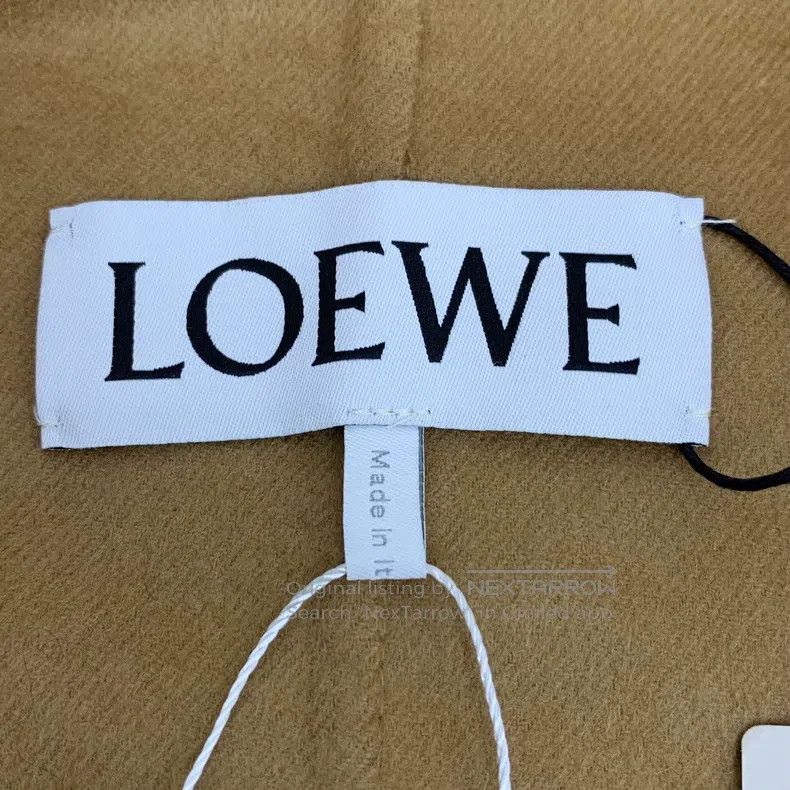 Loewe Loewe Brown Wool Lapel Long Sleeve Big Coat Size XXS / US 00 / IT 34 - 5 Thumbnail