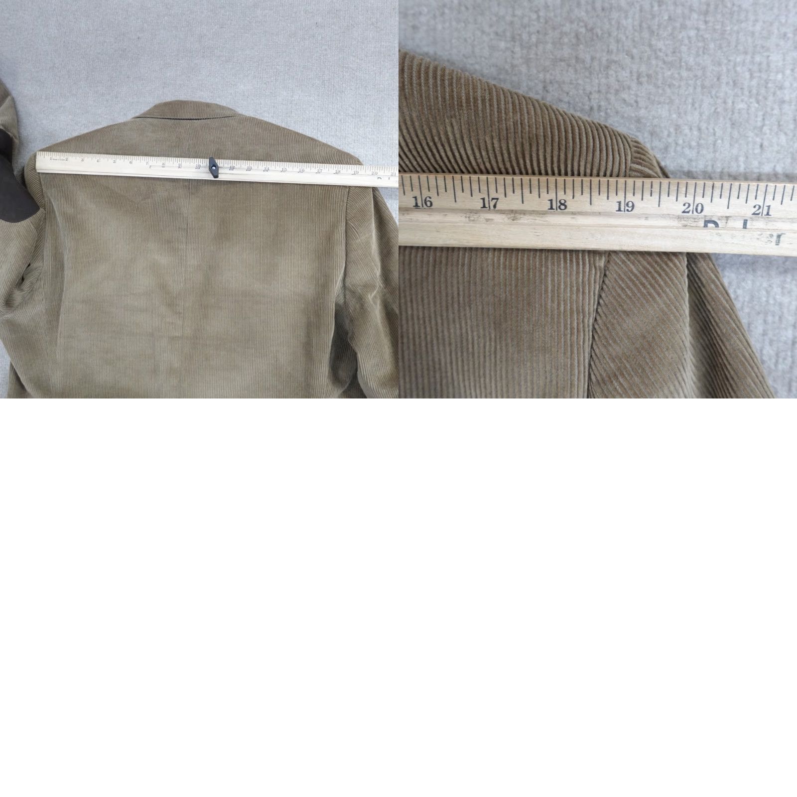 Ralph Lauren Lauren Ralph Lauren Sport Coat Beige Corduroy Notch Lapels Elbow Patches 40L Vintage No Size US XXS / EU 40 - 8 Thumbnail
