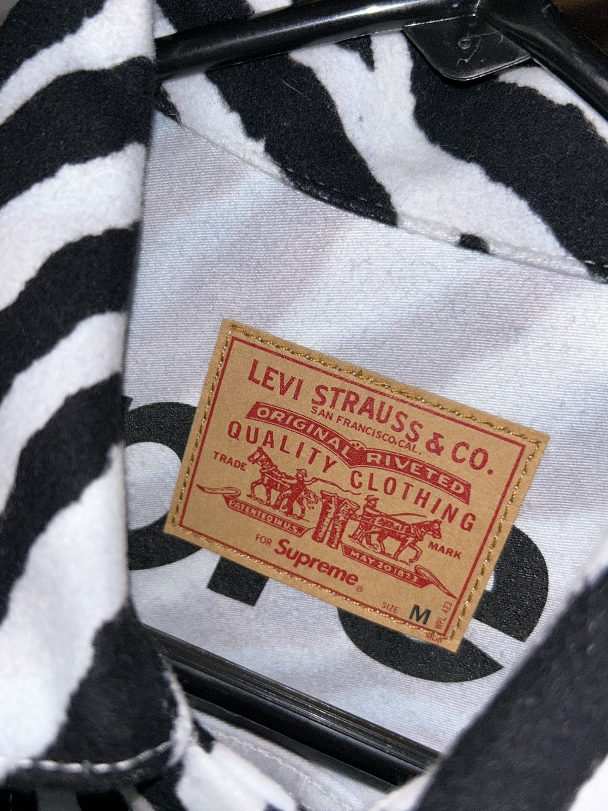 Levi's × Supreme Supreme Levi’s Moleskin Trucker Jacket FW15 size Medium NEW Size US M / EU 48-50 / 2 - 4 Thumbnail