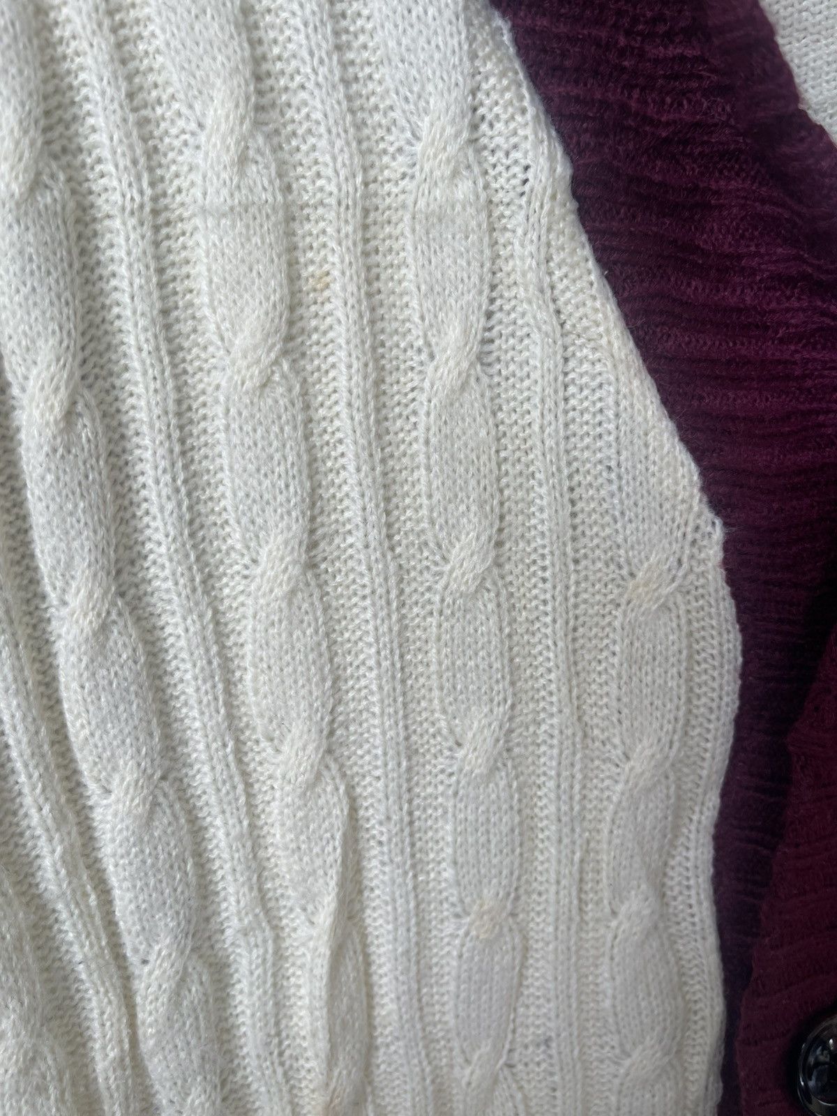 Aran Sweater Market × Japanese Brand Rare design BACK NUMBER KNIT SWEATER Size US XL / EU 56 / 4 - 13 Thumbnail