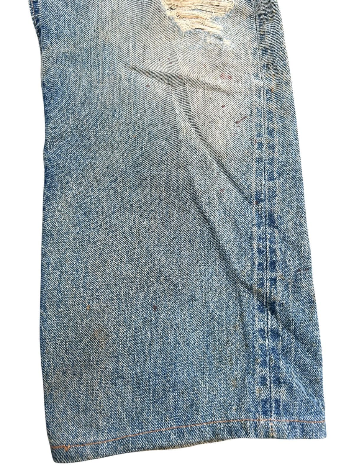 Levi's × Vintage 60s-70s THRASHED Levi's 6 Selvedge Vintage Denim Jeans Size US 32 / EU 48 - 5 Thumbnail