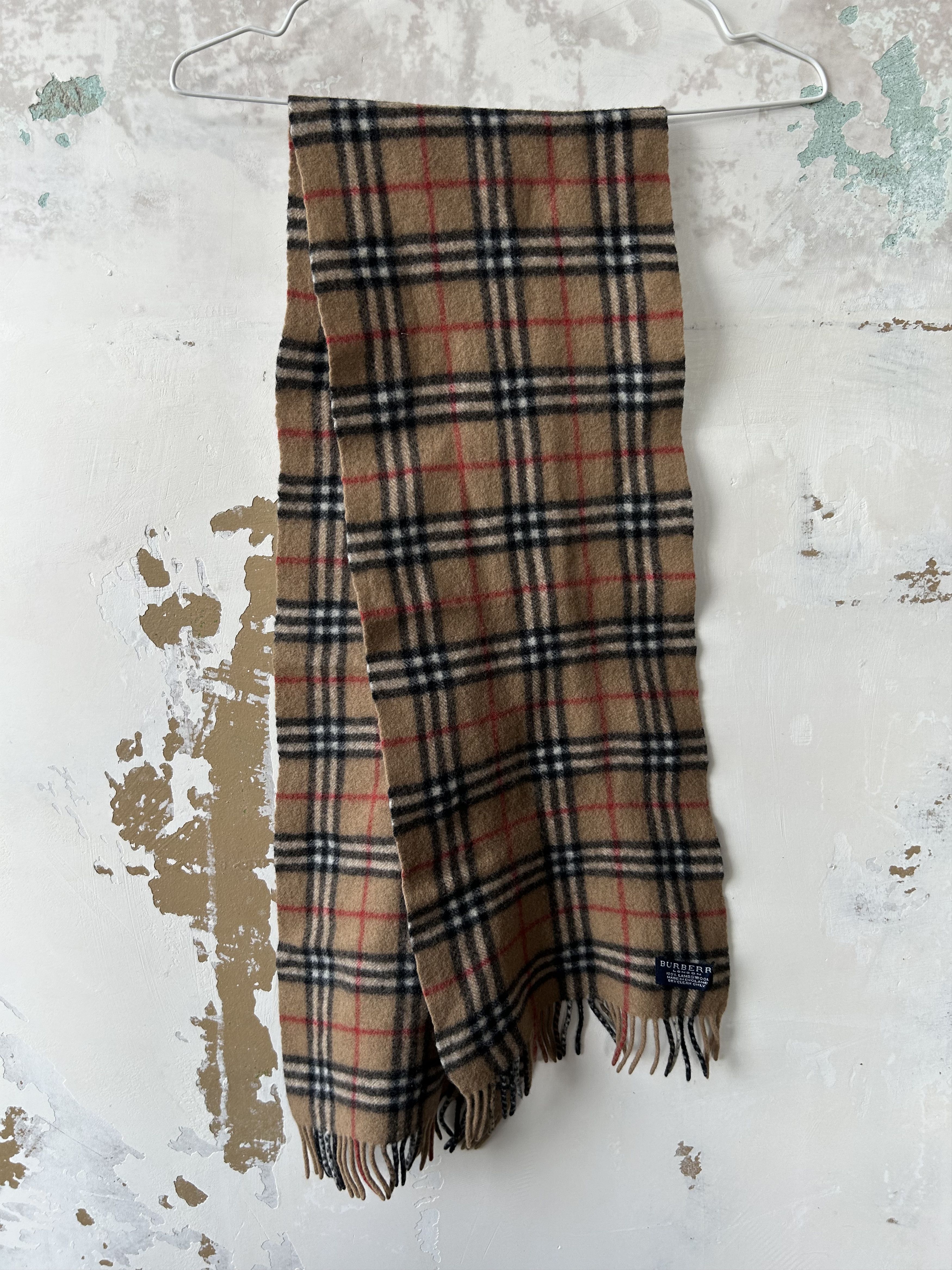 Burberry Burberry Wool Scarf / Muffler / Neckwear Size ONE SIZE - 1 Thumbnail