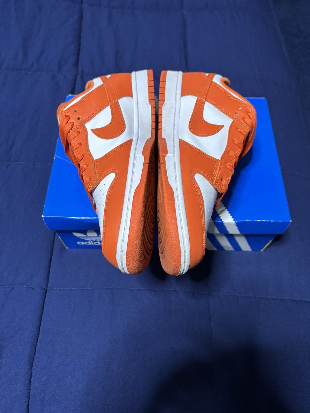 Nike Nike Dunk Low White/Orange 2024 Size 11.5 Size US 11.5 / EU 44-45 - 4 Thumbnail