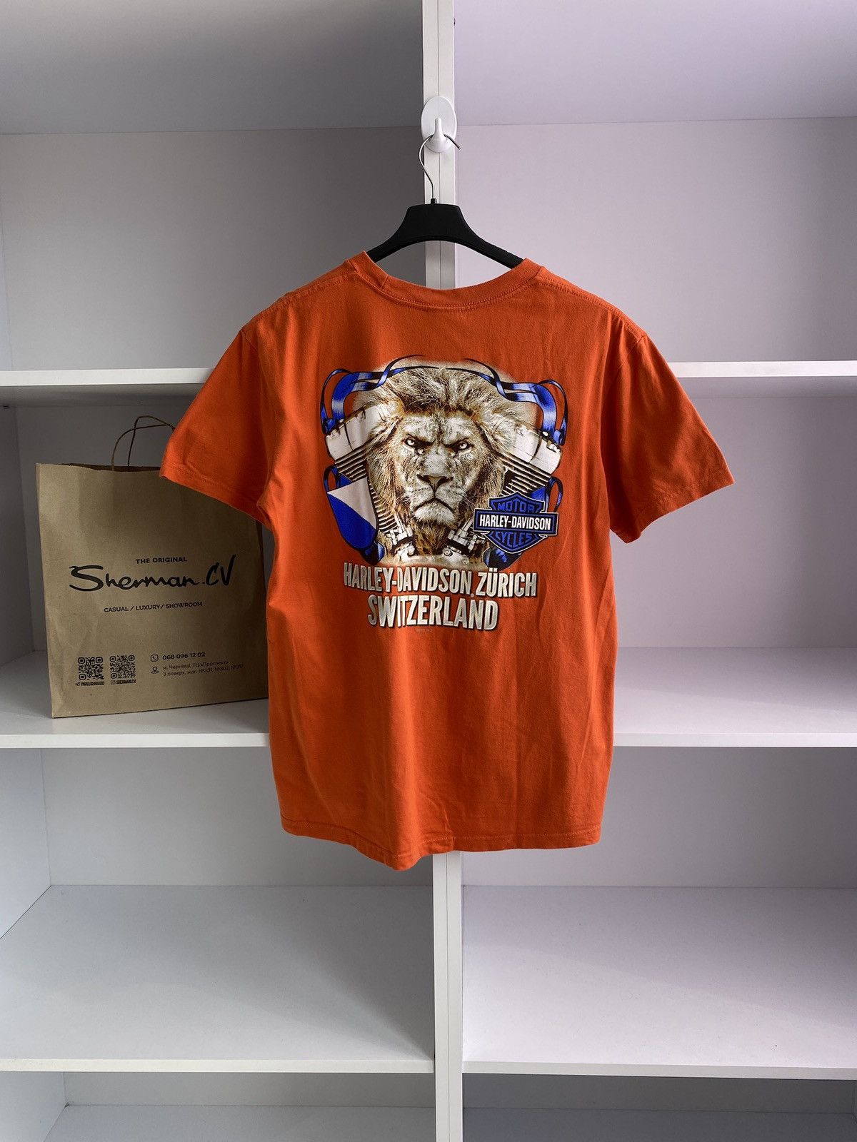 Harley Davidson × Vintage Vintage Harley Davidson short sleeve tee Size US L / EU 52-54 / 3 - 7 Thumbnail