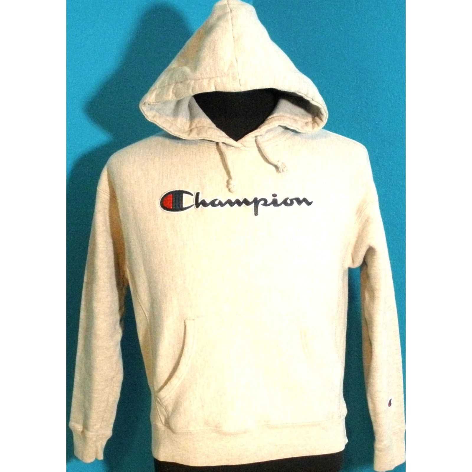 Champion Champion Hoodie Pullover Gym & Training Logo Graphic Gray M Adult Medium Mens Size US M / EU 48-50 / 2 - 2 Thumbnail