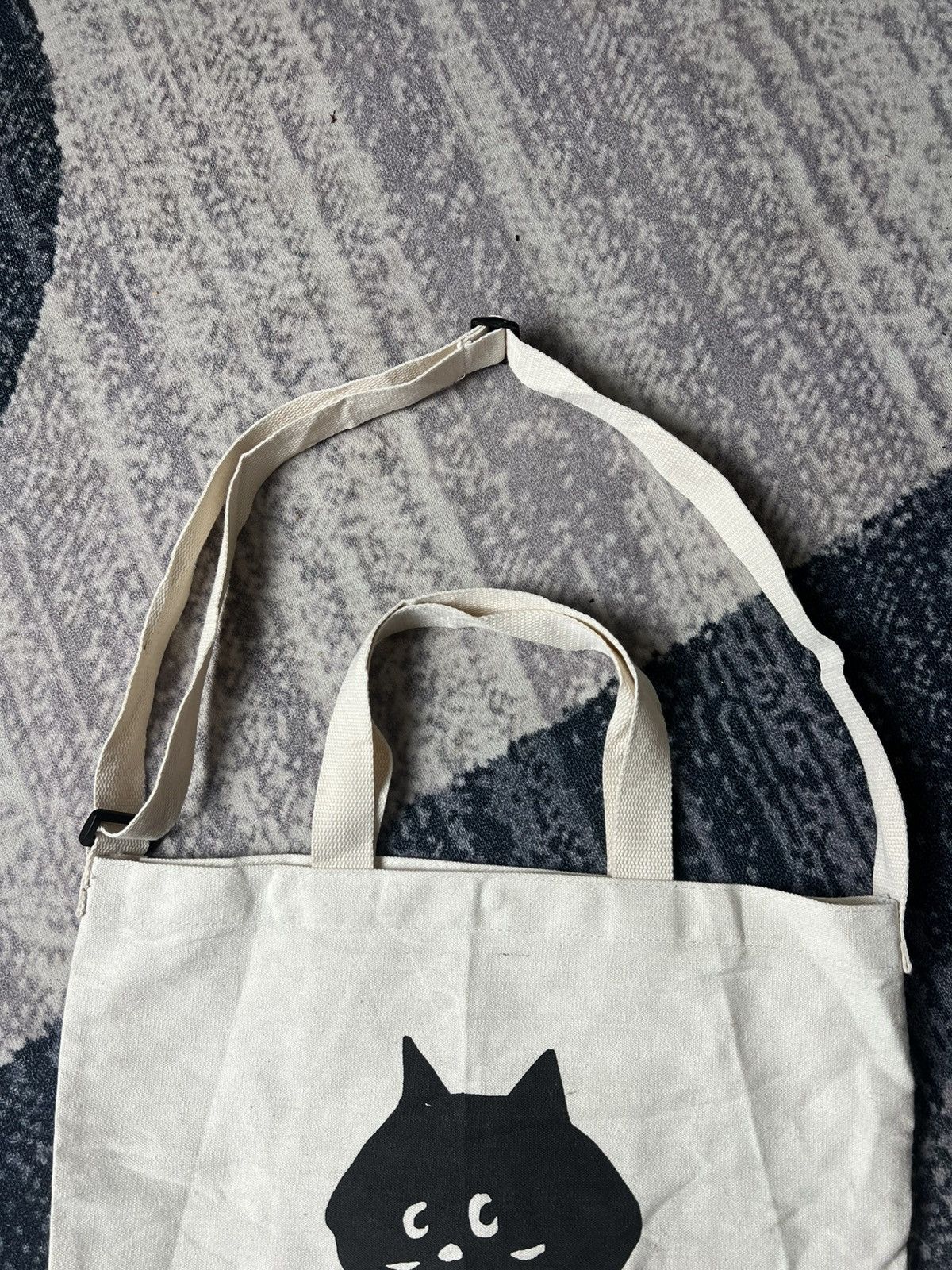 Issey Miyake Ne-net by Issey Miyake Canvas Sling bag / Tote bag Size ONE SIZE - 5 Thumbnail