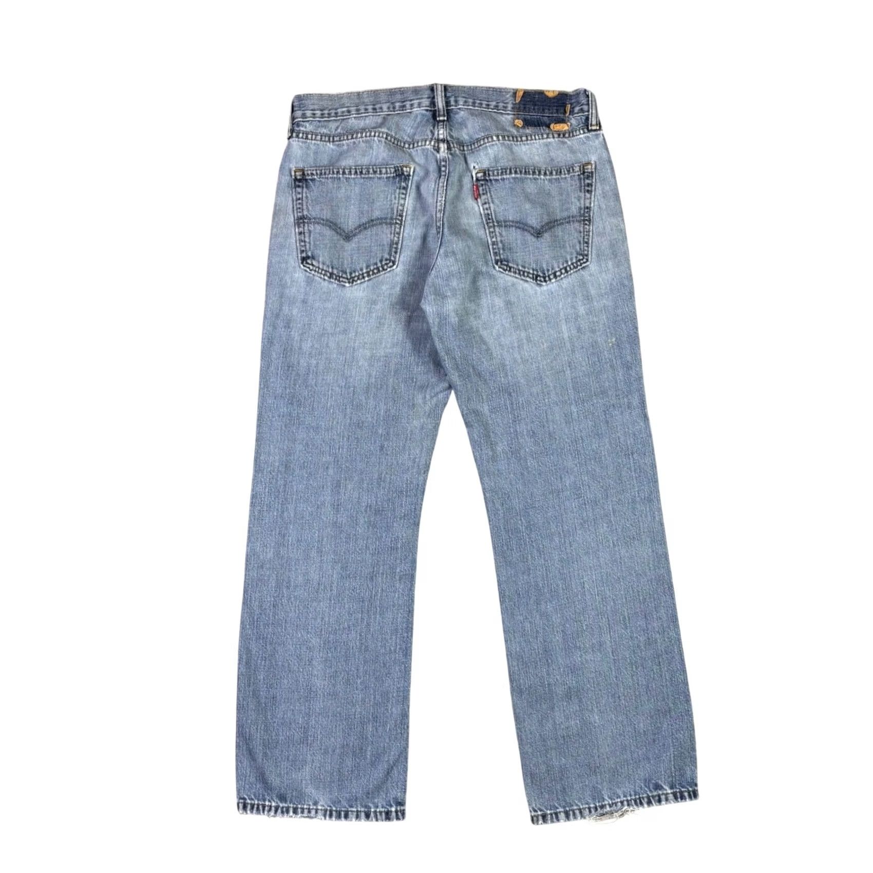 Levi's Levis 559 Relaxed Straight Jeans Mens 32x29 Light Blue Denim Pants Vtg Blue Jeans 5-Pocket Mens Size US 32 / EU 48 - 2 Thumbnail