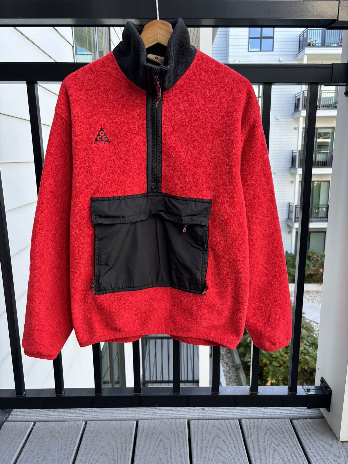 NIKE shops ACG AOP HALFZIP FLEECE ANORAK