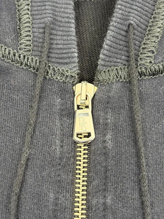 Dolce & Gabbana 2000s Dolce & Gabbana Two Tone Black & Navy Zip Hoodie Size US S / EU 44-46 / 1 - 7 Thumbnail