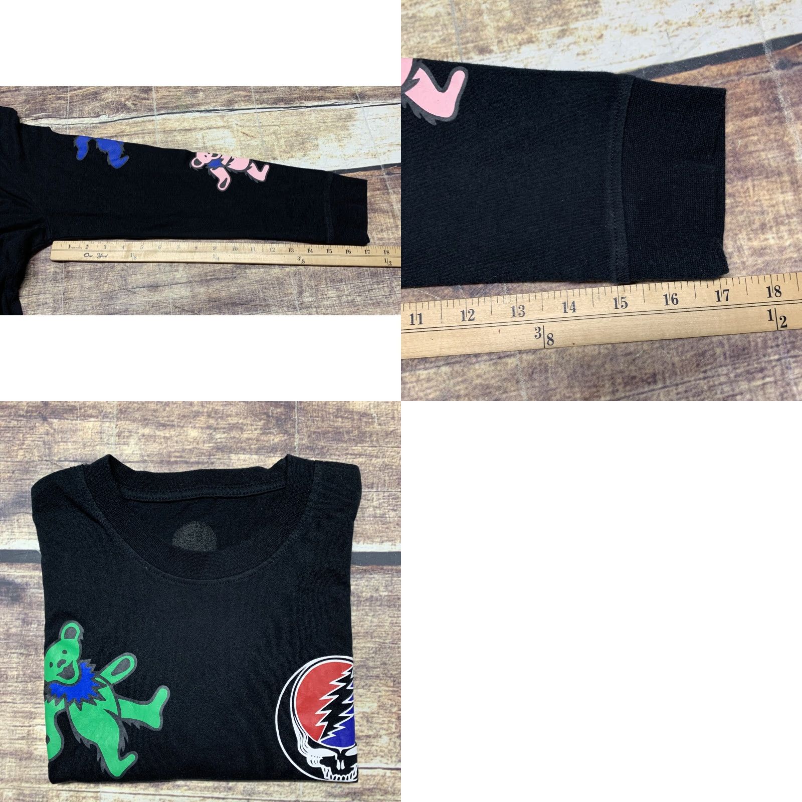 Vintage VINTAGE Good Ol’ Grateful Dead Black Long Sleeve Men's T-Shirt Dancing Bears Size Medium Size US M / EU 48-50 / 2 - 8 Thumbnail