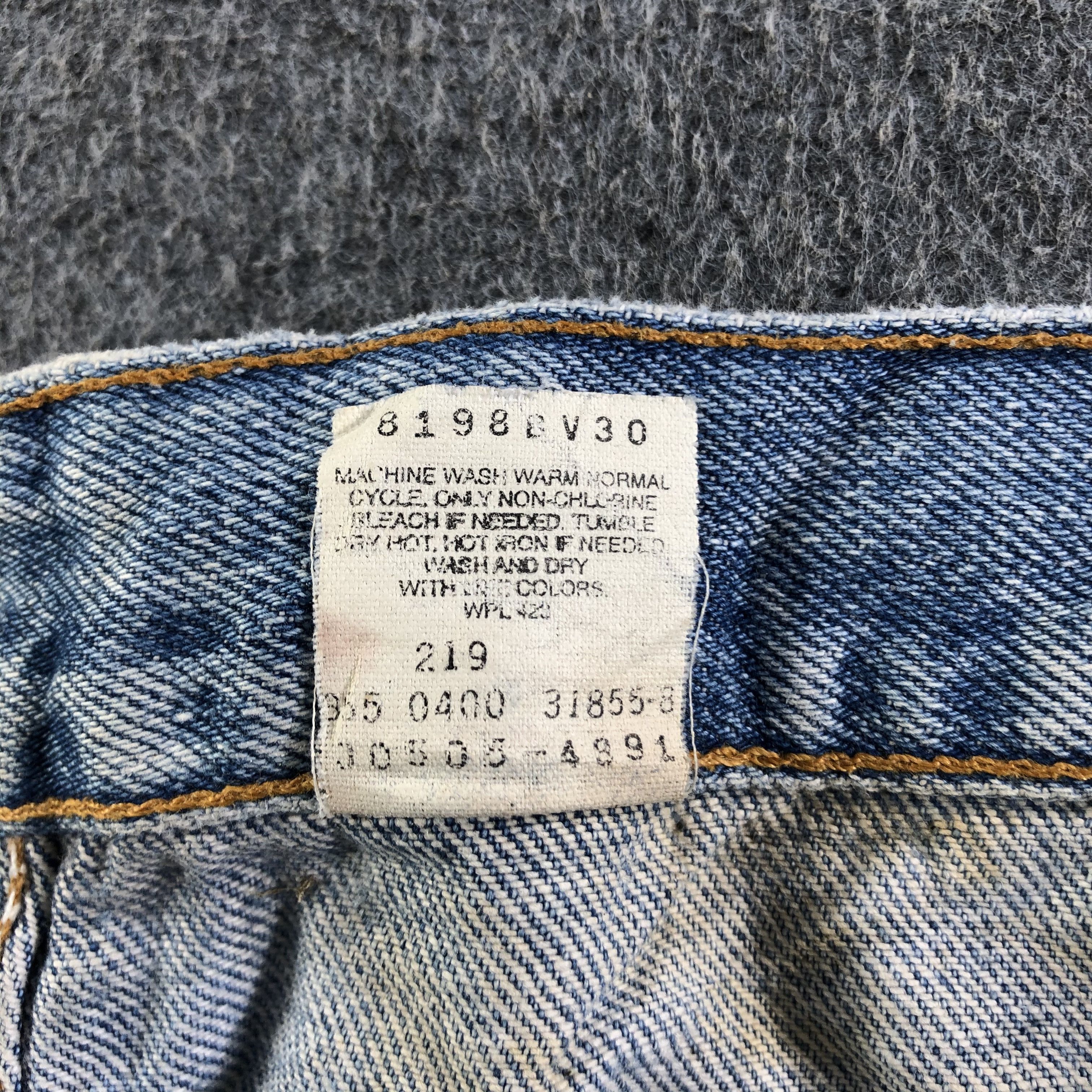 Levi's Vintage Light Wash Levis 505 Jeans-J3626 Size US 32 / EU 48 - 11 Thumbnail