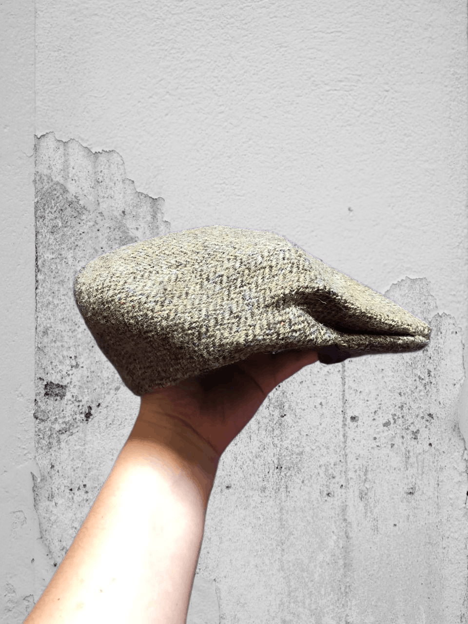 Harris Tweed Cap Y2K Harris Tweed Hats 100% wool Vintage streetwear Size ONE SIZE - 1 Thumbnail