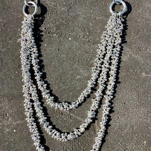 Jewelry Triple Layered Silver Wallet Chain Size ONE SIZE - 3 Thumbnail