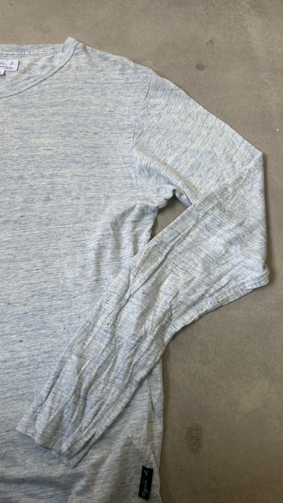 agnes b. VINTAGE AGNES B LONG SLEEVE TEE Size US M / EU 48-50 / 2 - 3 Thumbnail