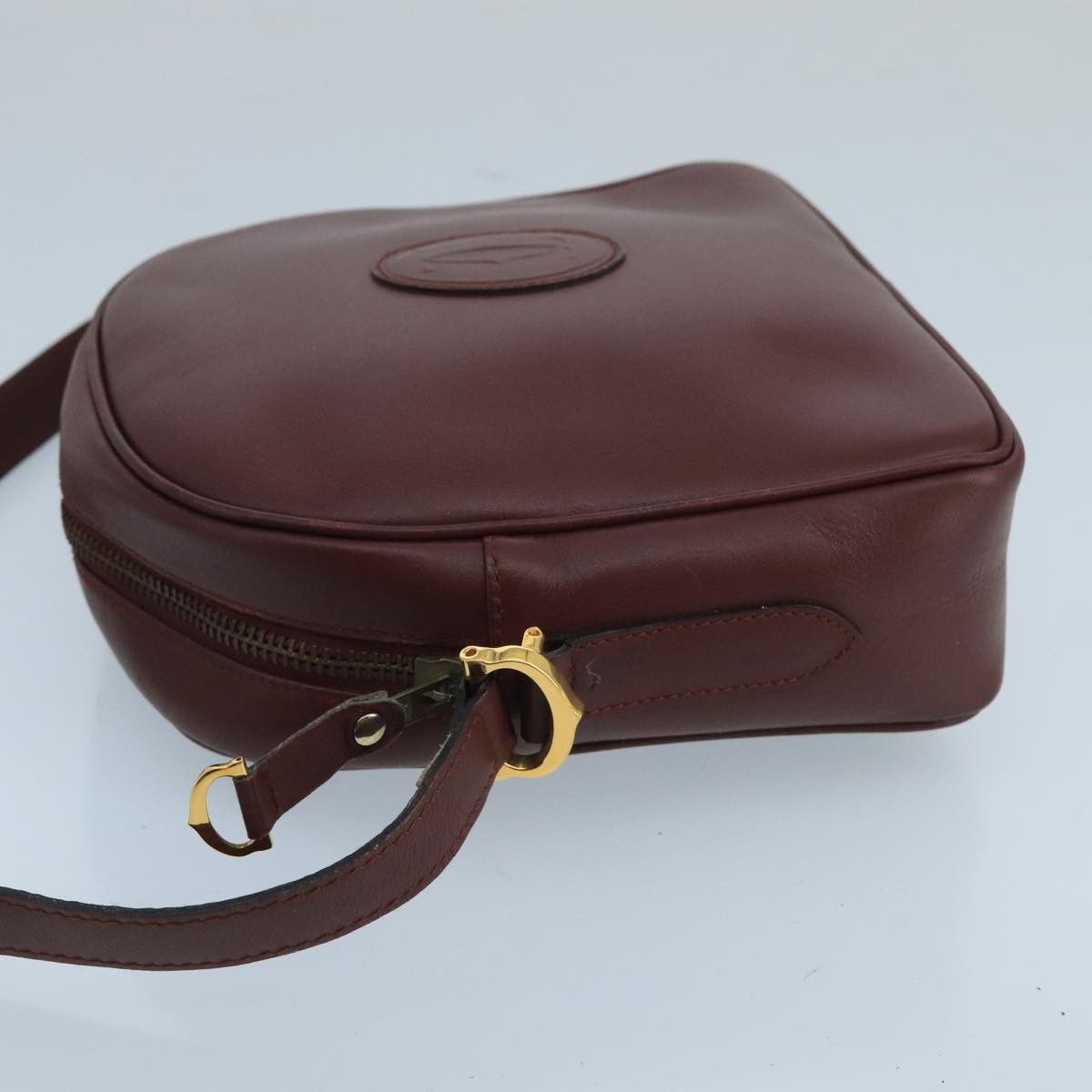Cartier Cartier Shoulder Bag Leather Bordeaux Gold Size ONE SIZE - 5 Thumbnail