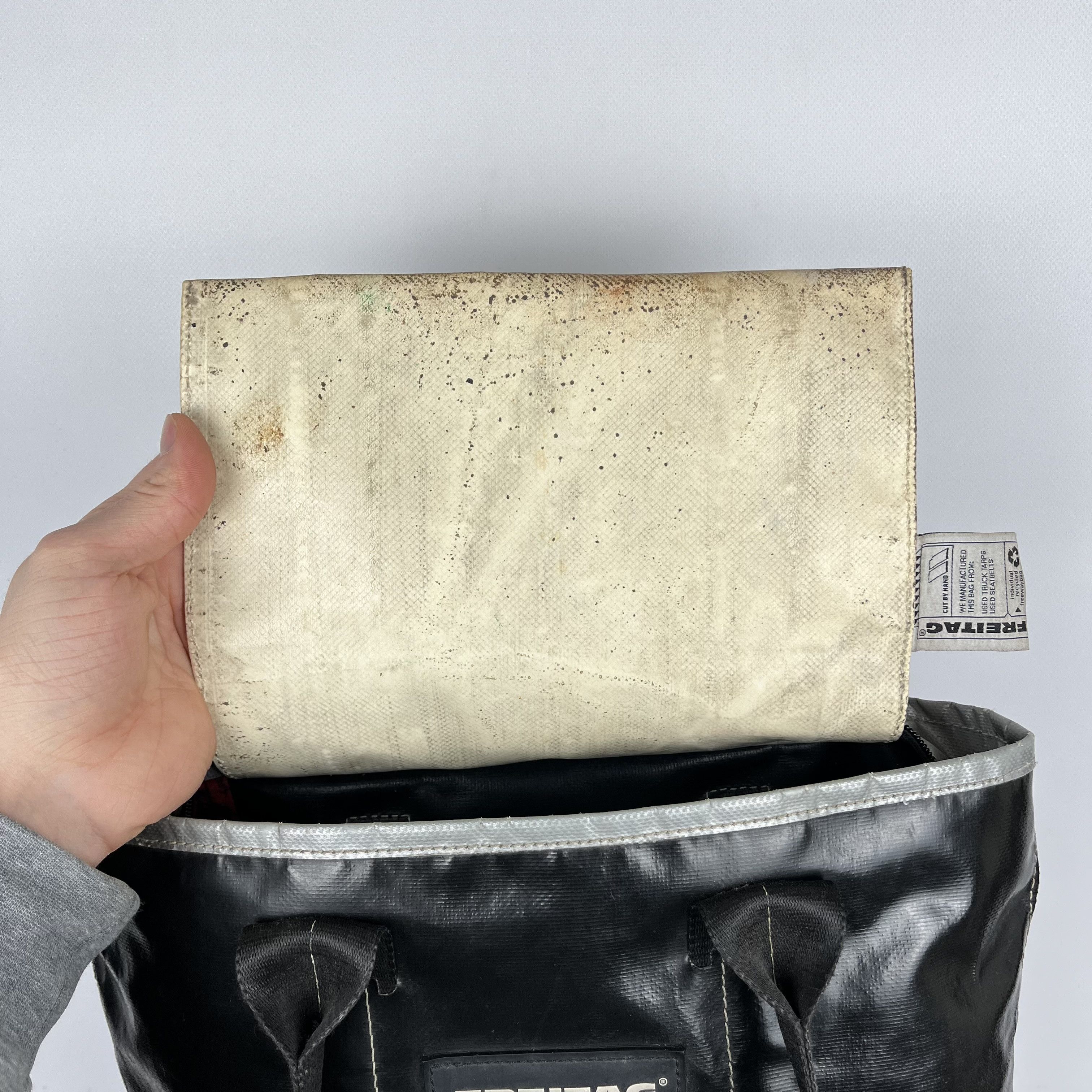 Freitag Freitag Recycled Shoulder Black Tote Bag Size ONE SIZE - 21 Thumbnail