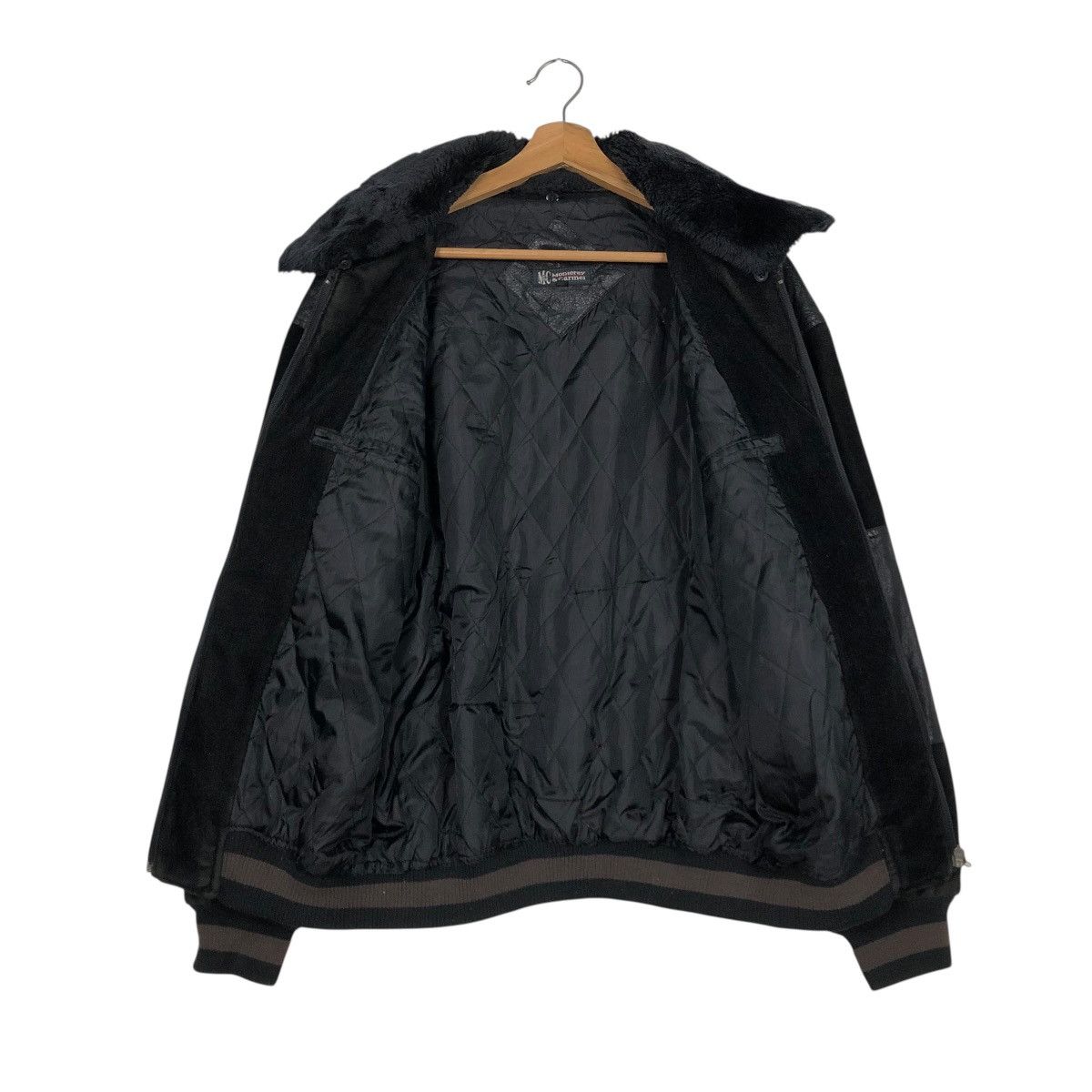 Genuine Leather 🔥VINTAGE BOMBER LEATHER JACKET MONTEREY & CARMEL ISSEYMIYAKE Size US M / EU 48-50 / 2 - 15 Thumbnail