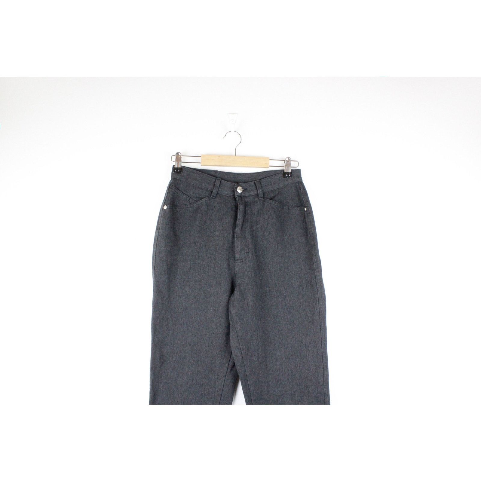 Versace × Versace Jeans Couture × Vintage Vintage Versace Sport Medusa Logo Melange Gray Pants Size 29" - 2 Thumbnail