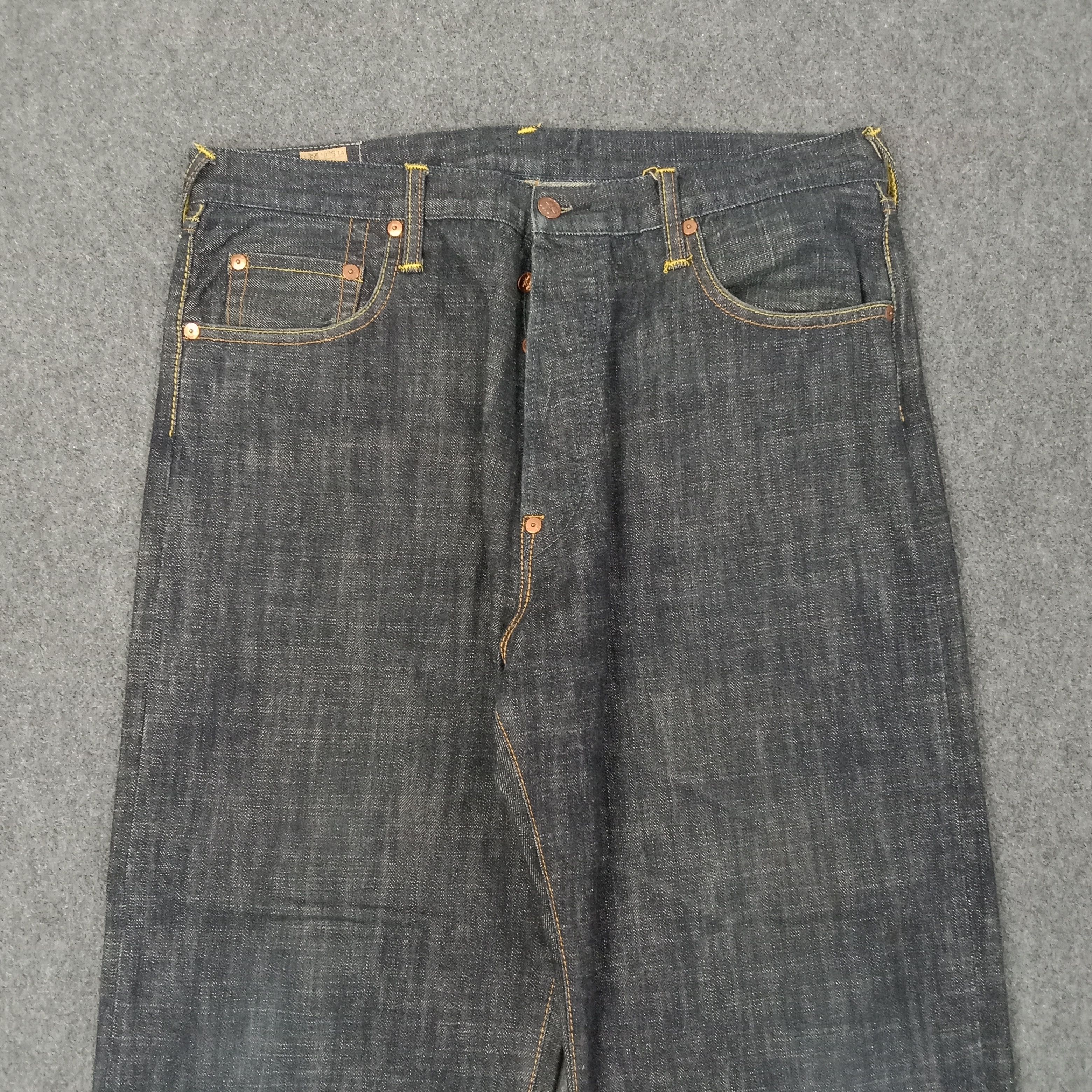 Evisu Evisu Paris Selvedge Japan Brand Daicock Denim Jeans C258N30 Size US 37 - 7 Thumbnail