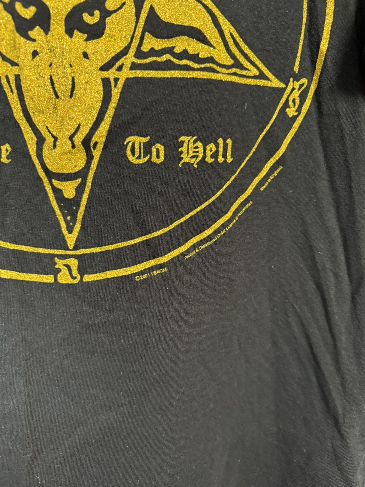 Band Tees × Vintage Vintage 2001 Venom Welcome To Hell Rock Tee XL Heave Metal Size US XL / EU 56 / 4 - 6 Thumbnail