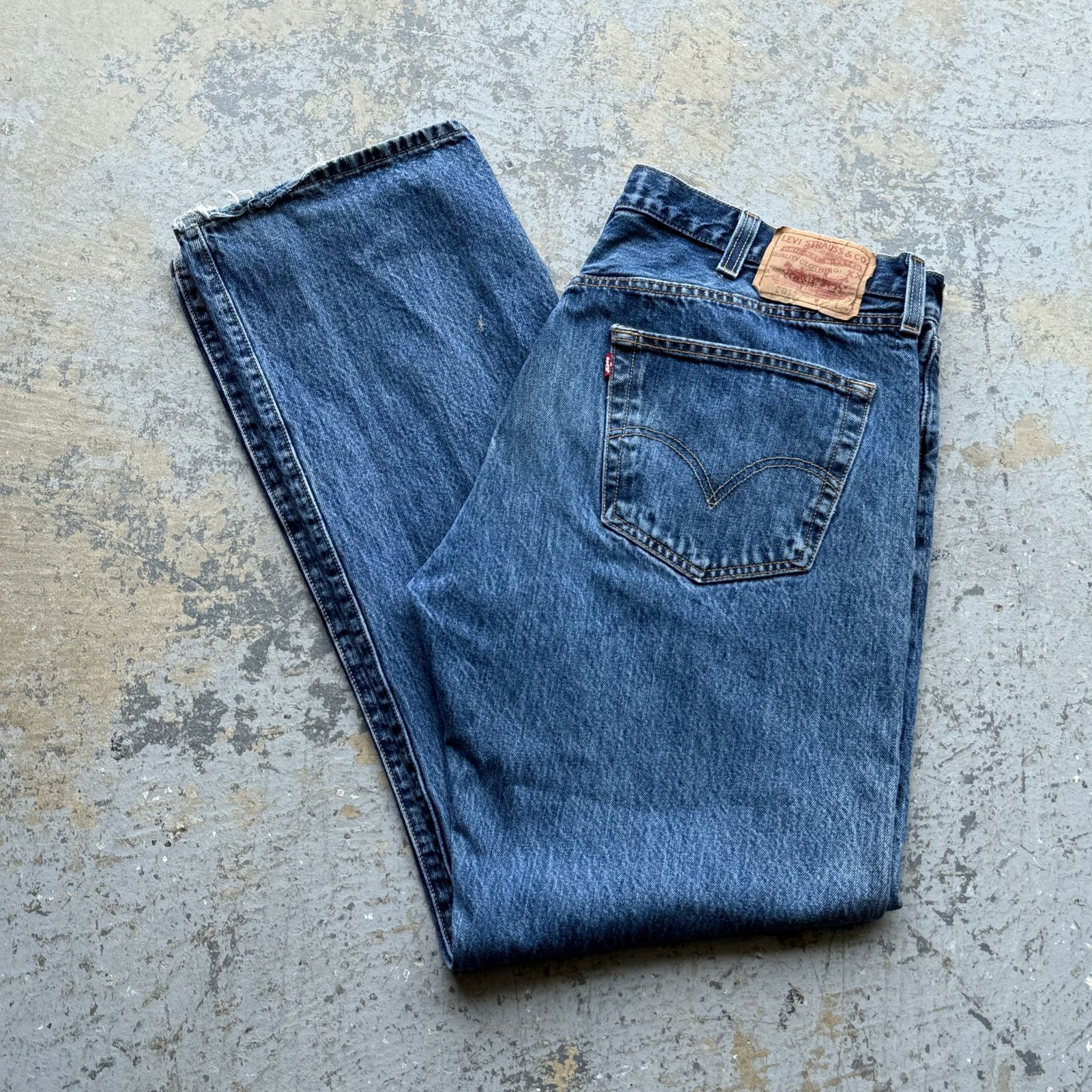 Levi's Vintage Y2K Levi’s 501 Button Fly Straight Leg Jeans Size US 38 / EU 54 - 1 Thumbnail