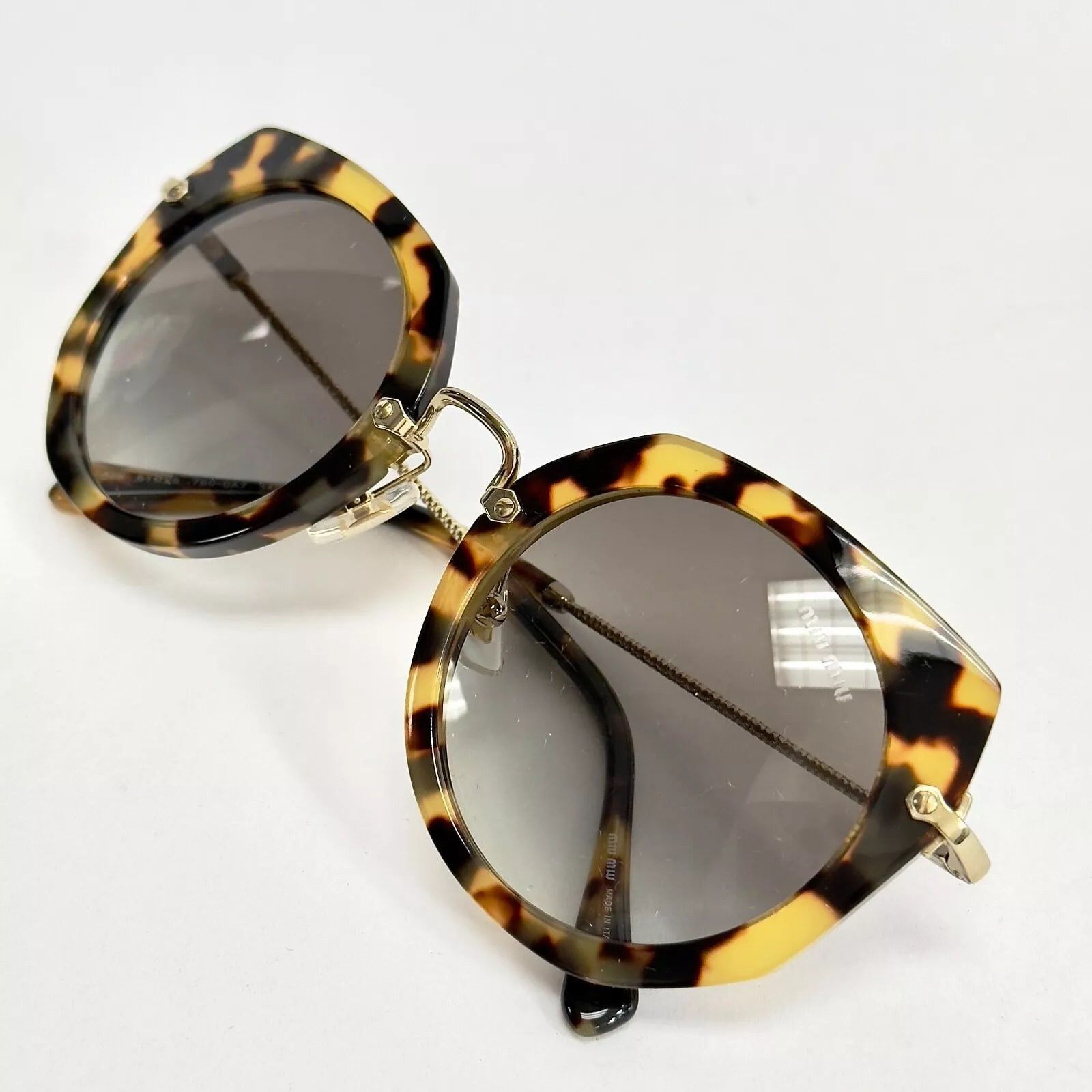 Miu Miu MIU MIU CORE MU02XS Light Brown Luxury Fashion 02X Size ONE SIZE - 3 Thumbnail