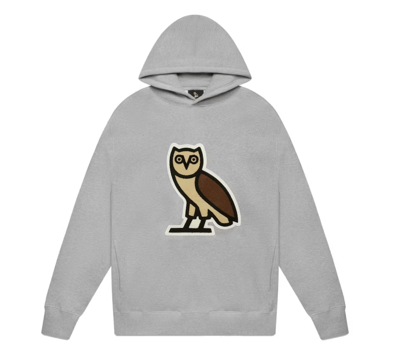 Drake OVO Chenille Bubble OG Owl Hoodie Heather Grey Size US L / EU 52-54 / 3 - 2 Thumbnail