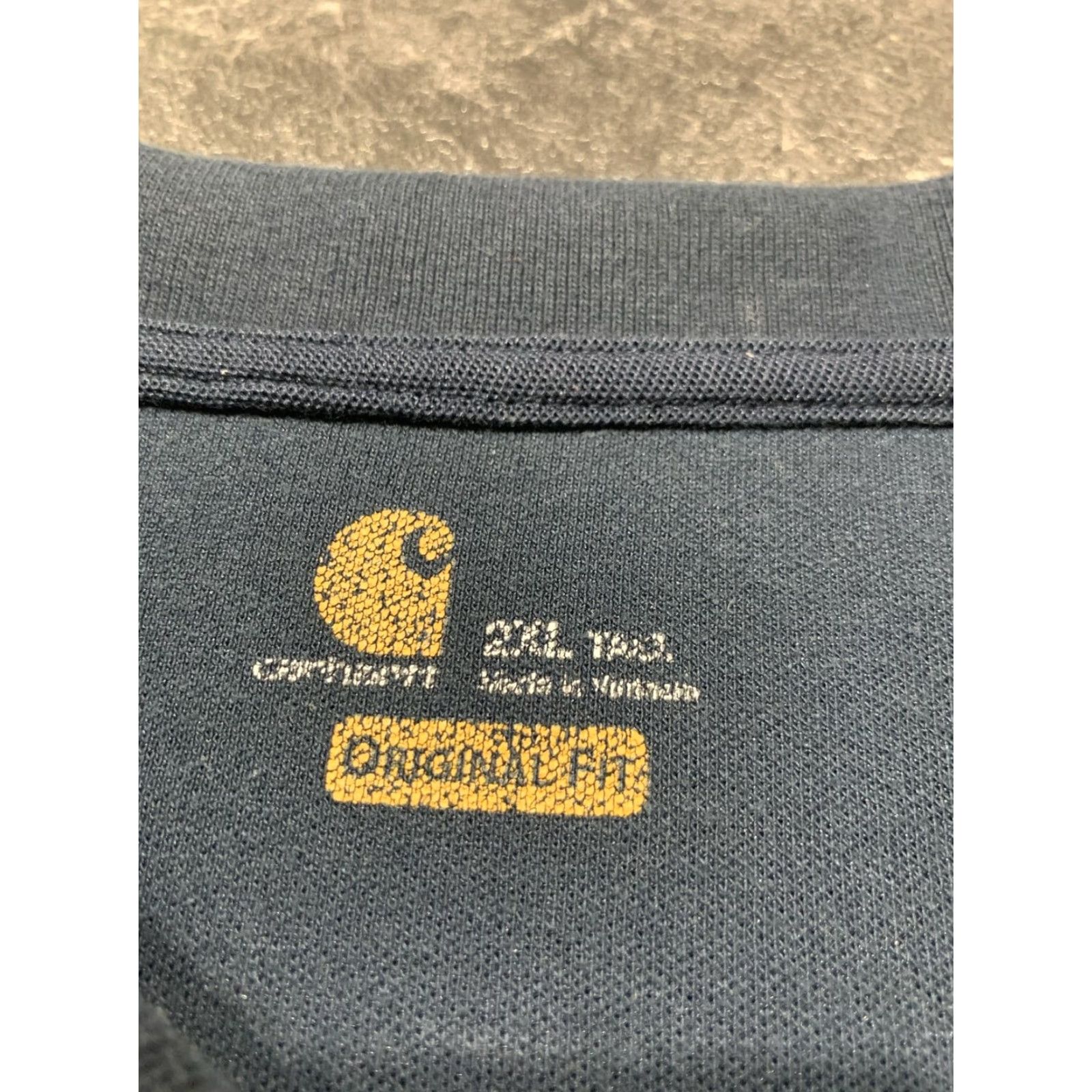 Carhartt Carhartt Polo Shirt Mens 2XL Dark Blue Original Fit Stretch Pocket Short Sleeve Size US XXL / EU 58 / 5 - 6 Thumbnail