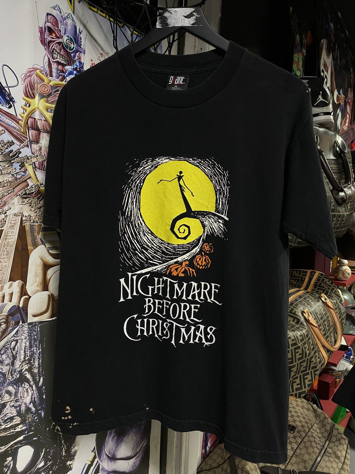 Vintage Vintage 90’s Nightmare before Christmas Movie T-Shirt Medium Size US M / EU 48-50 / 2 - 1 Thumbnail