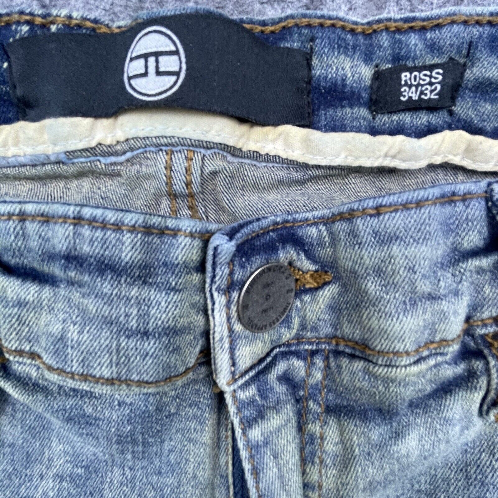 Jordan Craig Jordan Craig Jeans Mens 34/32 Ross Grunge Ripped Thrashed Size US 34 / EU 50 - 8 Thumbnail
