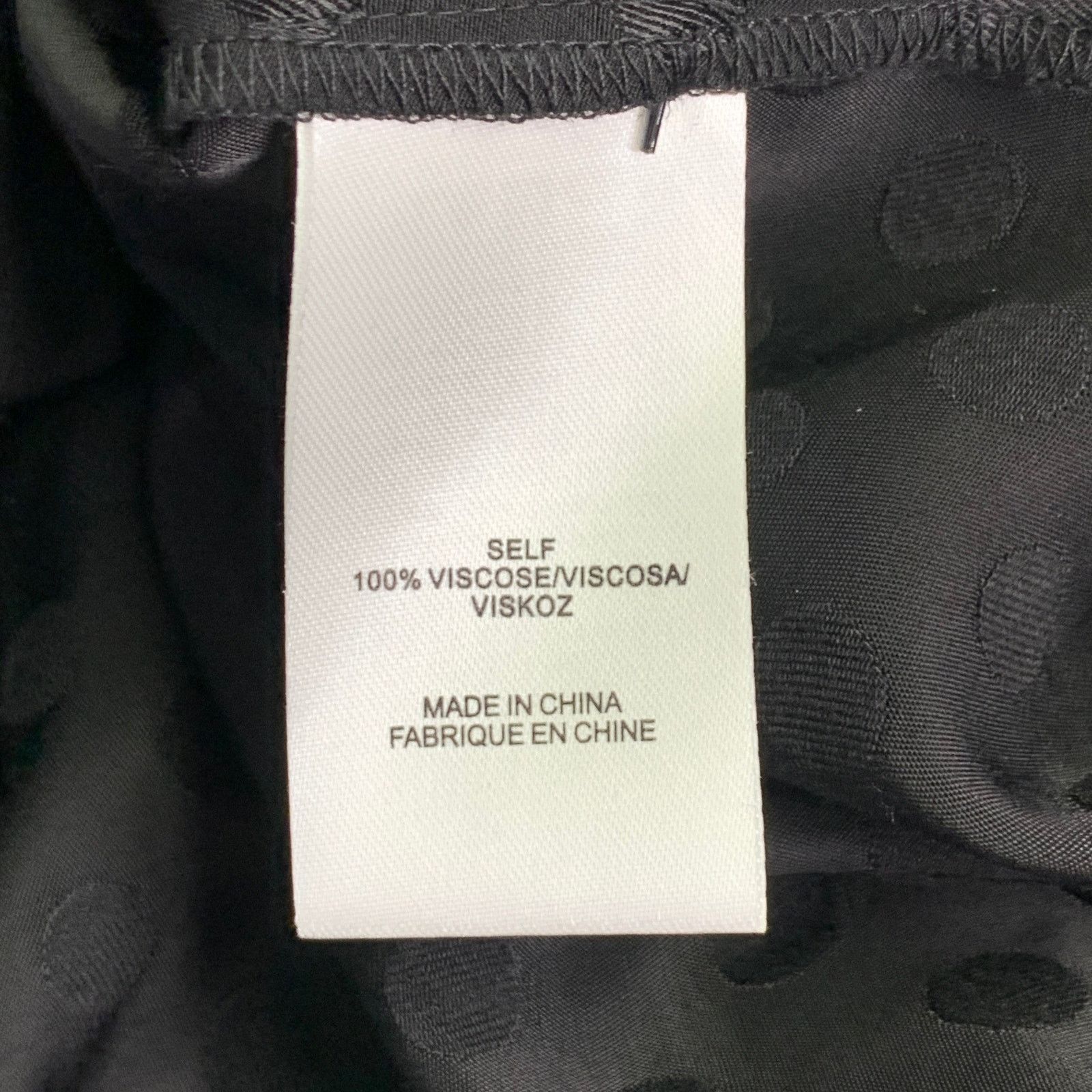 Tibi TIBI Size M Black Viscose Dots Bow Blouse Size M / US 6-8 / IT 42-44 - 6 Thumbnail