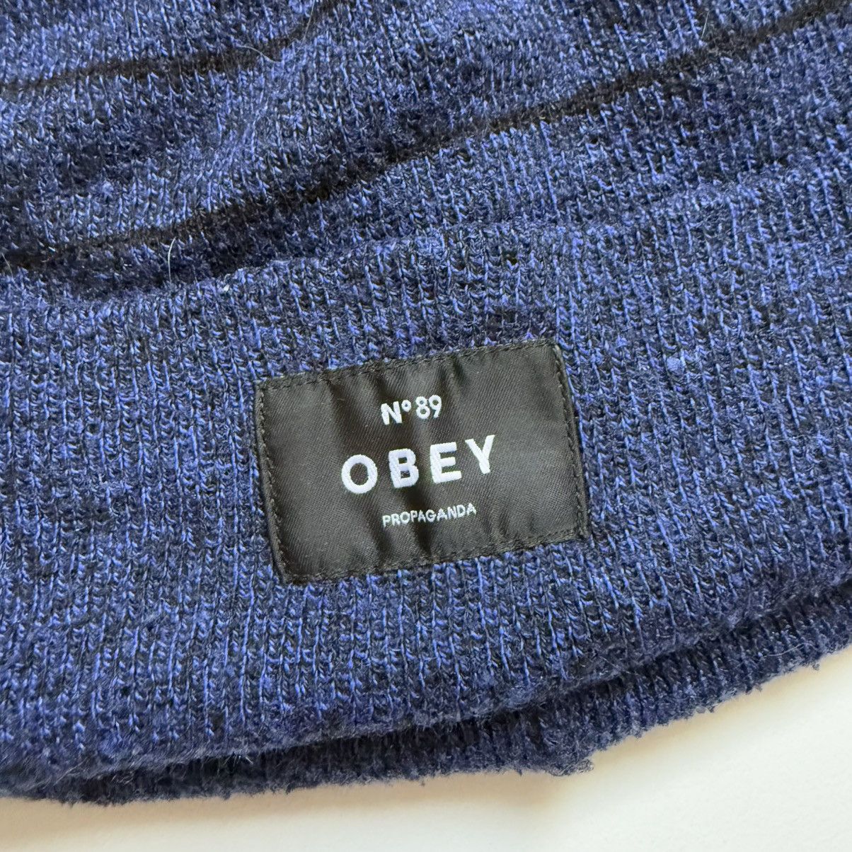 GRAFF × Obey Vintage Y2K OBEY Propaganda Nº89 Beanie Size ONE SIZE - 4 Thumbnail