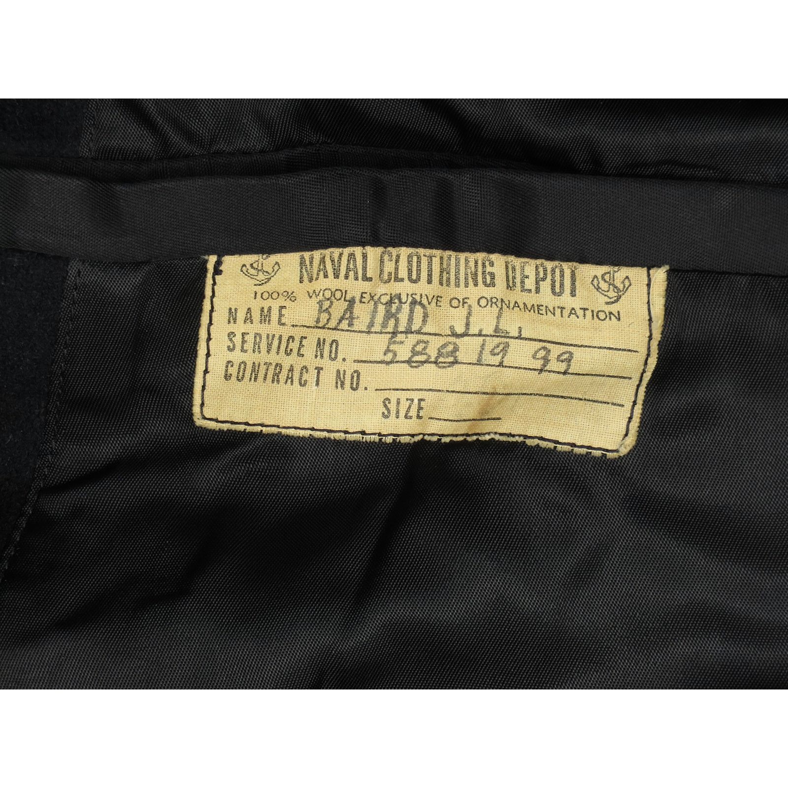 Other Vintage USN Anchor Wool Peacoat Jacket 50s Size US L / EU 52-54 / 3 - 12 Thumbnail