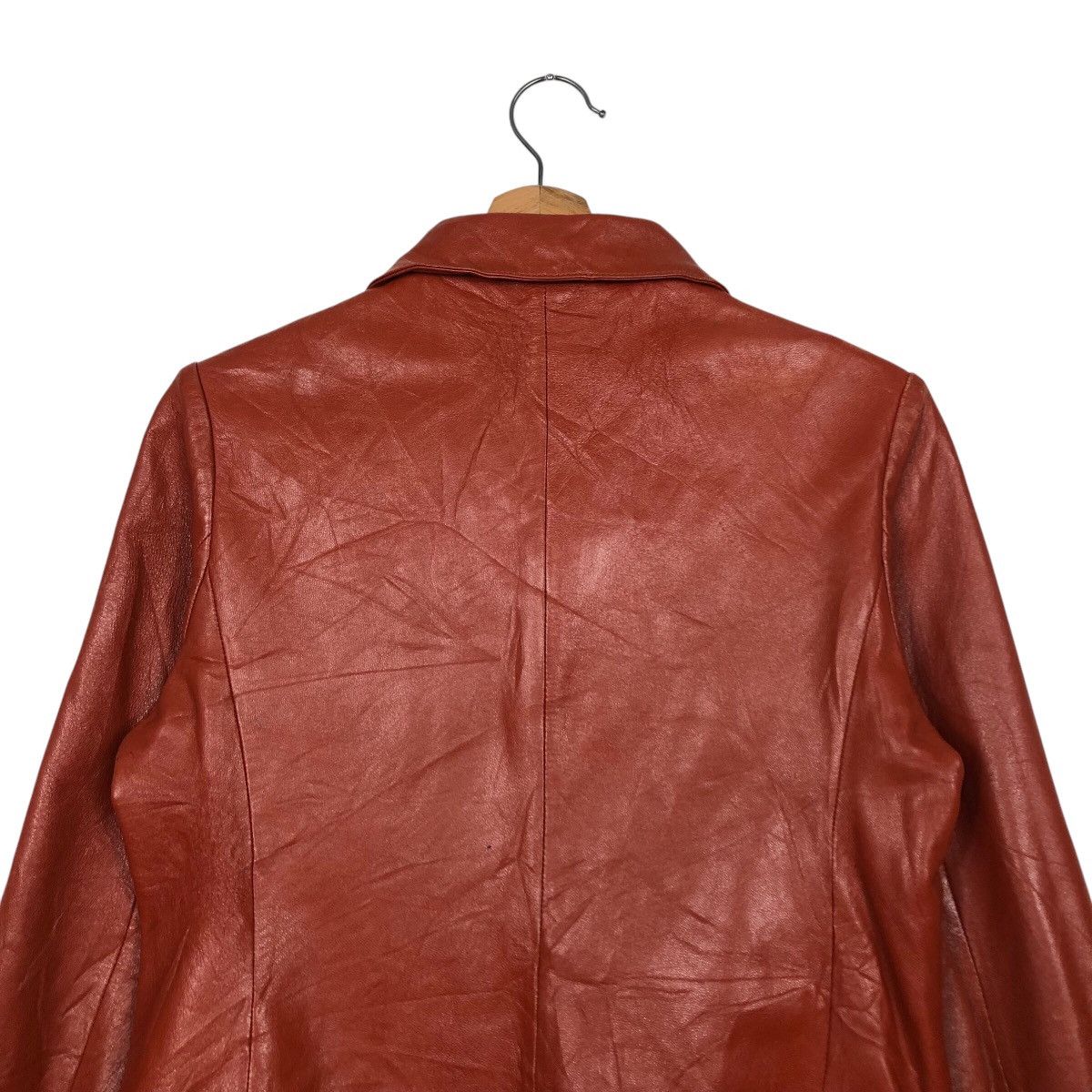 Japanese Brand 📌Vintage Cropped Leather Jacket Zipper Lio Bell IsseyMiyake Size US M / EU 48-50 / 2 - 10 Thumbnail