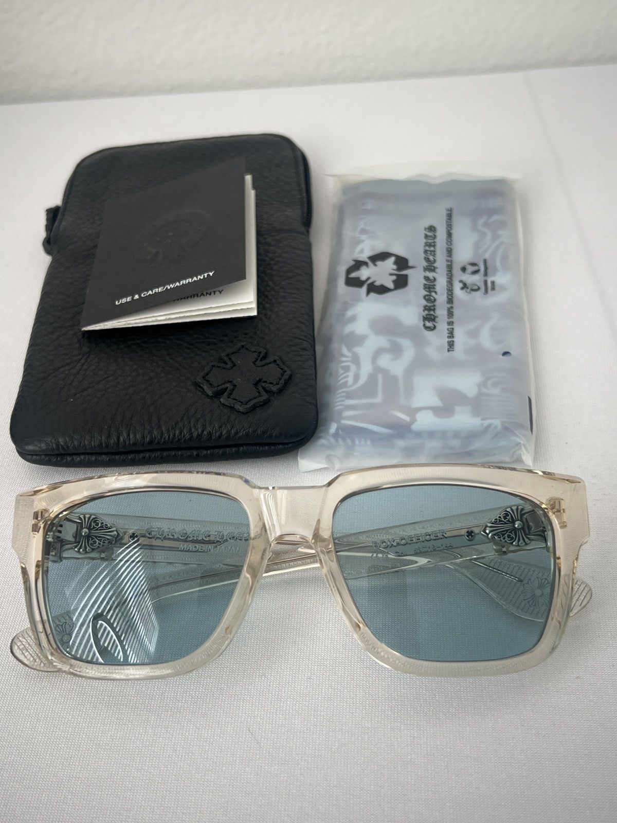 Chrome Hearts Chrome Hearts Box Officer CHI/Lagoon New Rare! 56-19-144 Size ONE SIZE - 2 Thumbnail