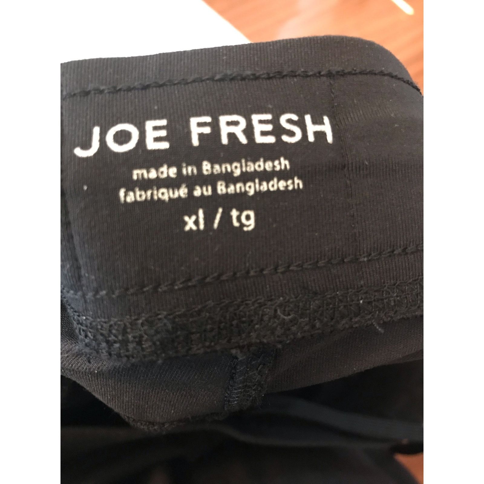 Joe Freshgoods JOE FRESH Sweat's Men's XL Black Drawstring Closure Size US 26 / EU 42 - 3 Thumbnail