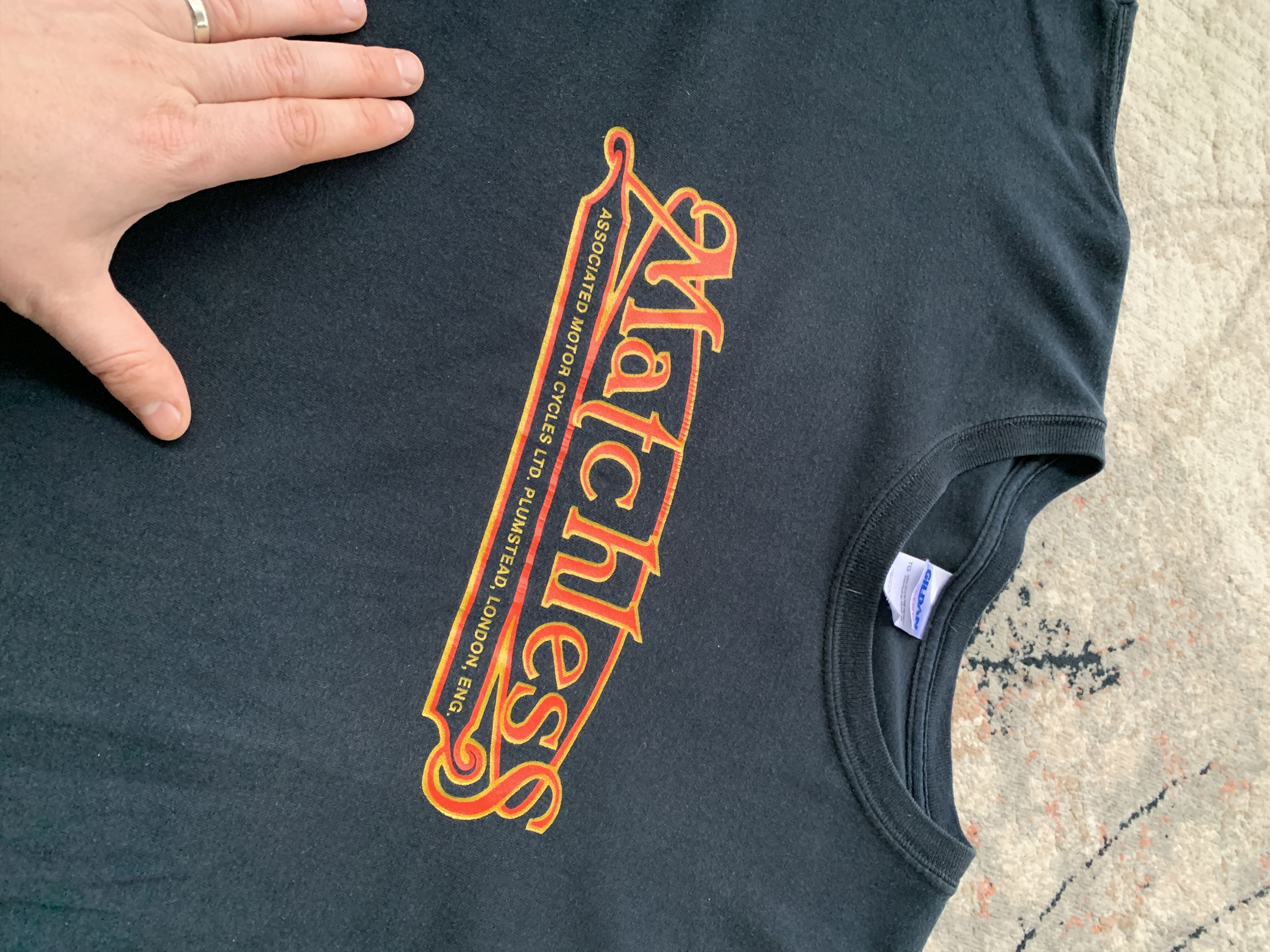 Gildan Vintage Matchless Tee Size US XL / EU 56 / 4 - 2 Thumbnail