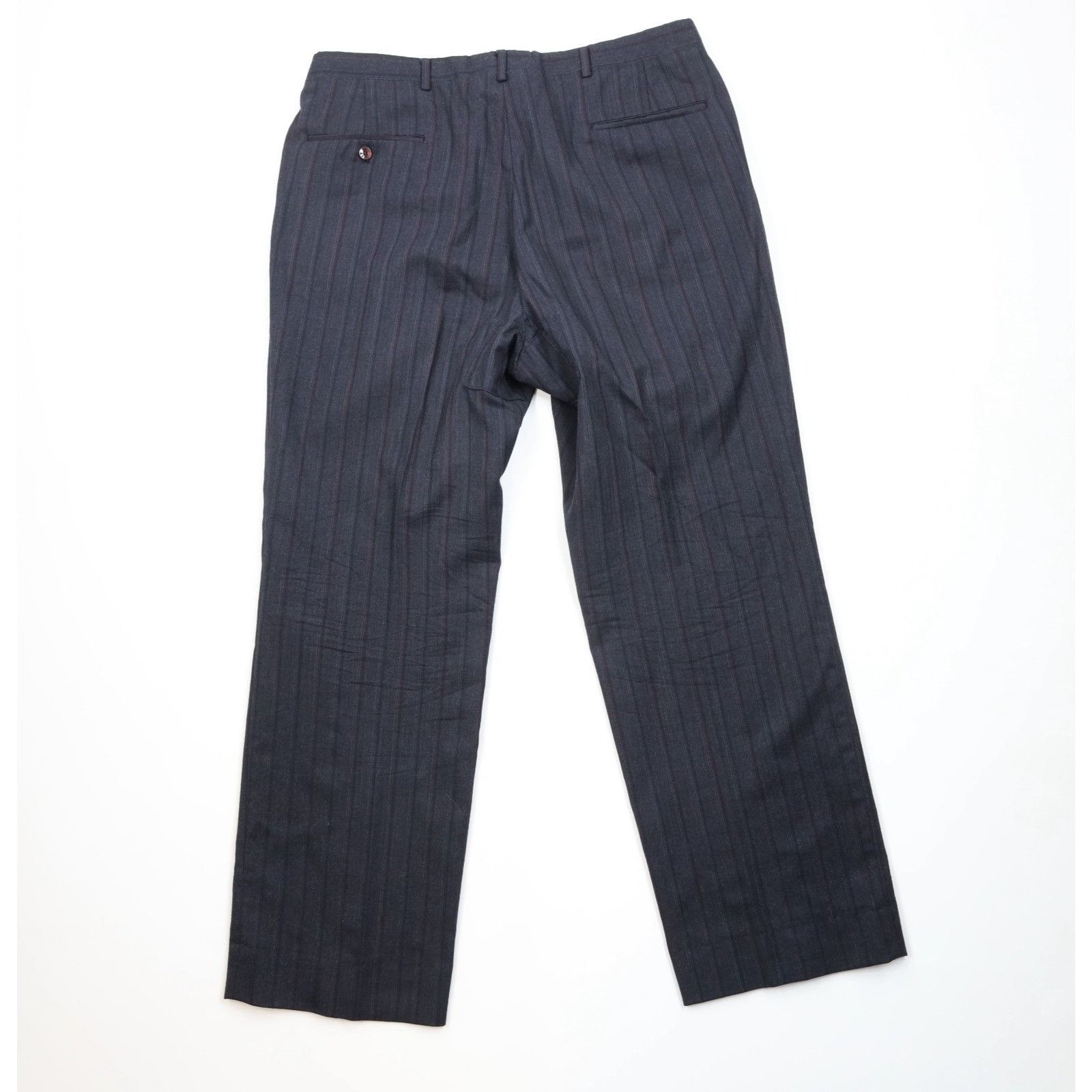 Vintage Vintage 70s Streetwear Wool Striped 2 Piece Suit Size 44R - 17 Thumbnail
