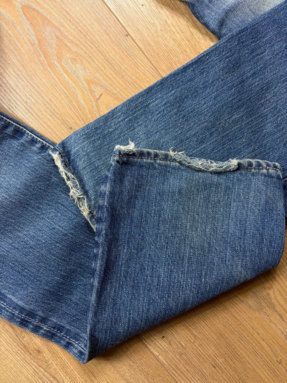 Hysteric Glamour HYSTERIC GLAMOUR RIPPED DISTRESSED DENIM JEANS Y2K ARCHIVE Size US 32 / EU 48 - 6 Thumbnail