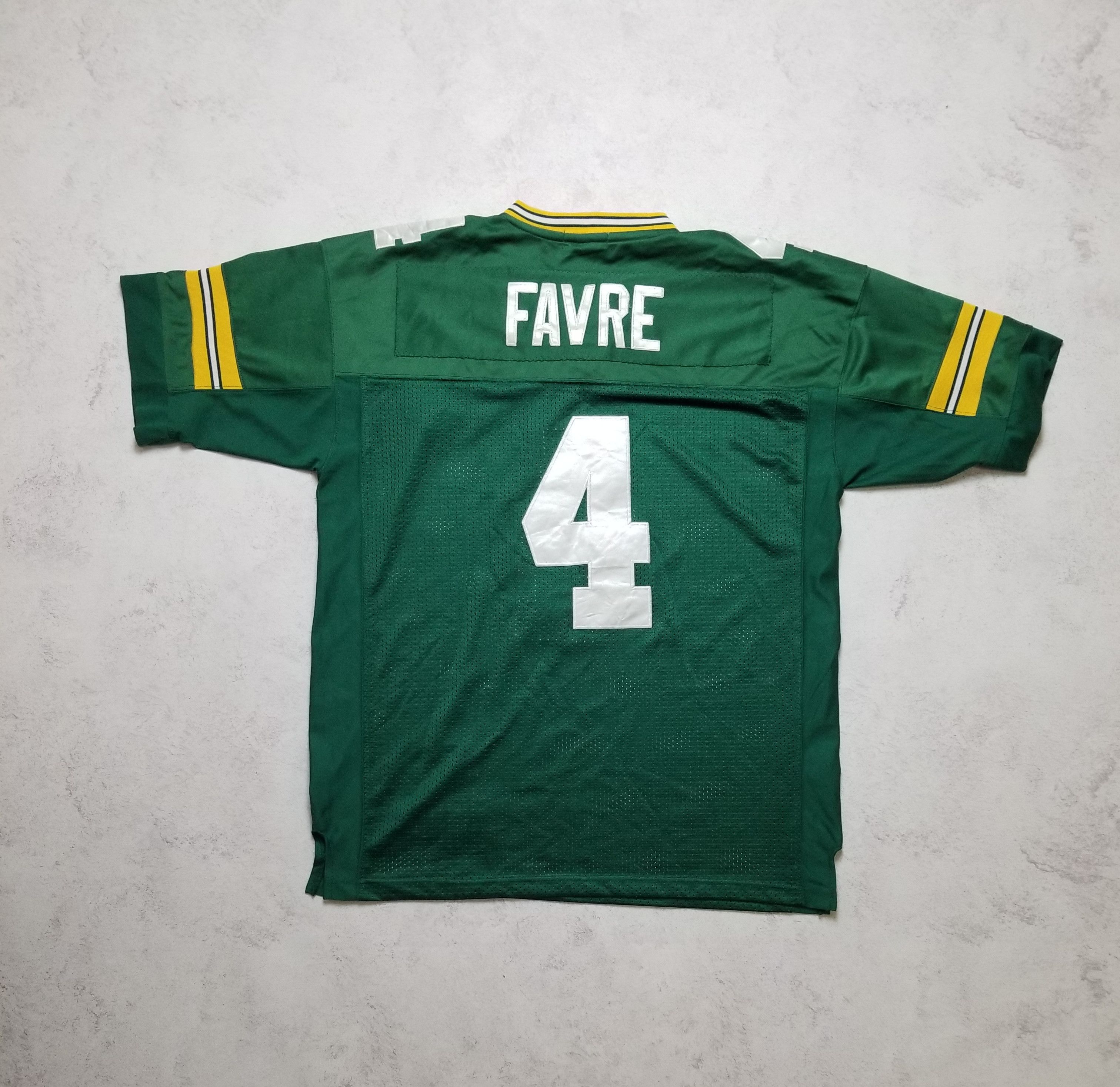 Mitchell & Ness NFL Packers 4 Brett Favre Throwback Jersey 75th Anniv. Patch Size US L / EU 52-54 / 3 - 2 Thumbnail