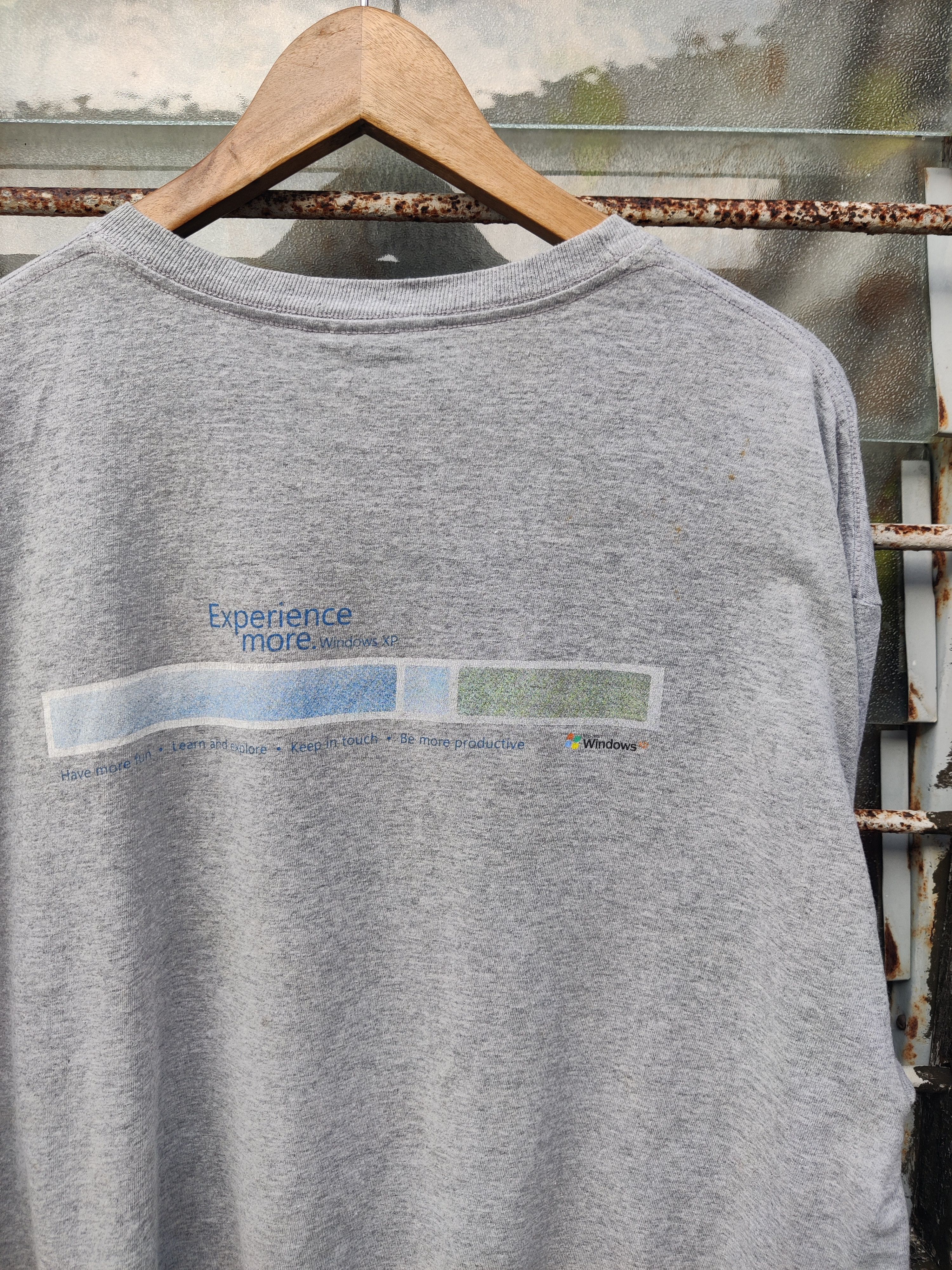 Vintage Vintage Archive Rare Window XP Promo Shirt Size US XL / EU 56 / 4 - 3 Thumbnail