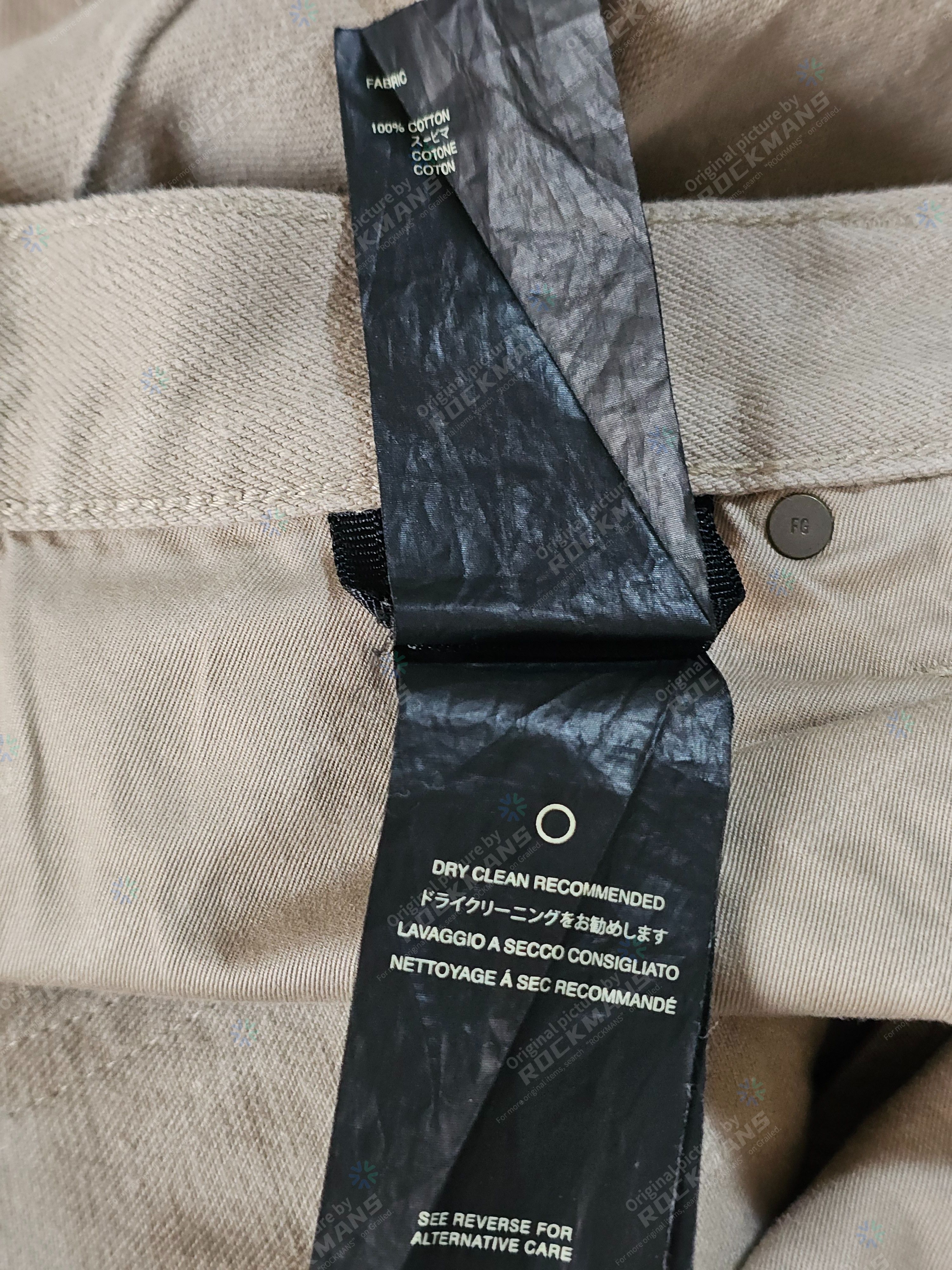 Fear of God Fear of God Straight 5-Pocket Jeans in Washed Dune Size 30 Size US 30 / EU 46 - 8 Thumbnail