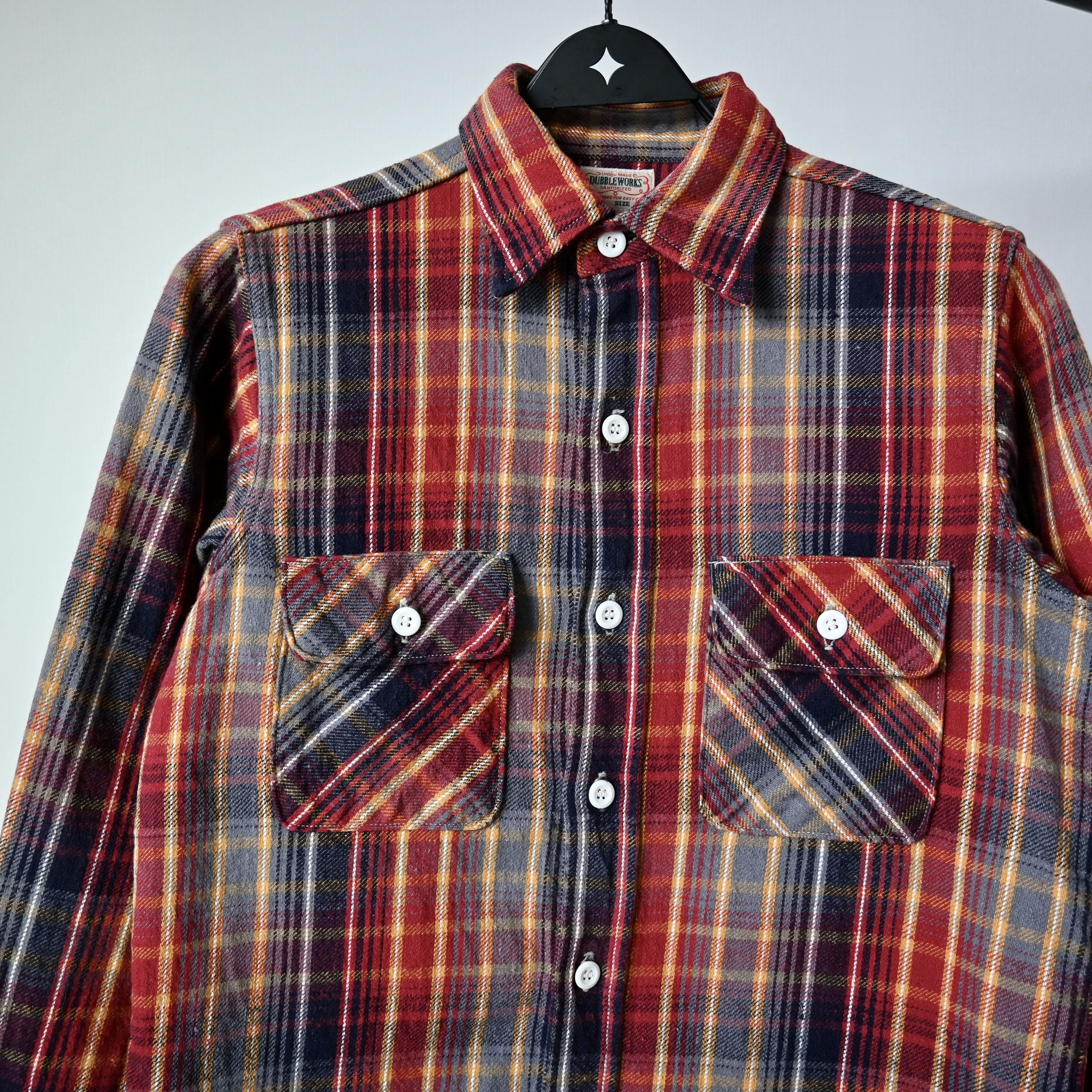 Warehouse & Co. DUBBLE WORKS by Warehouse heavyweight flannel shirt, 36 Size US XS / EU 42 / 0 - 7 Thumbnail