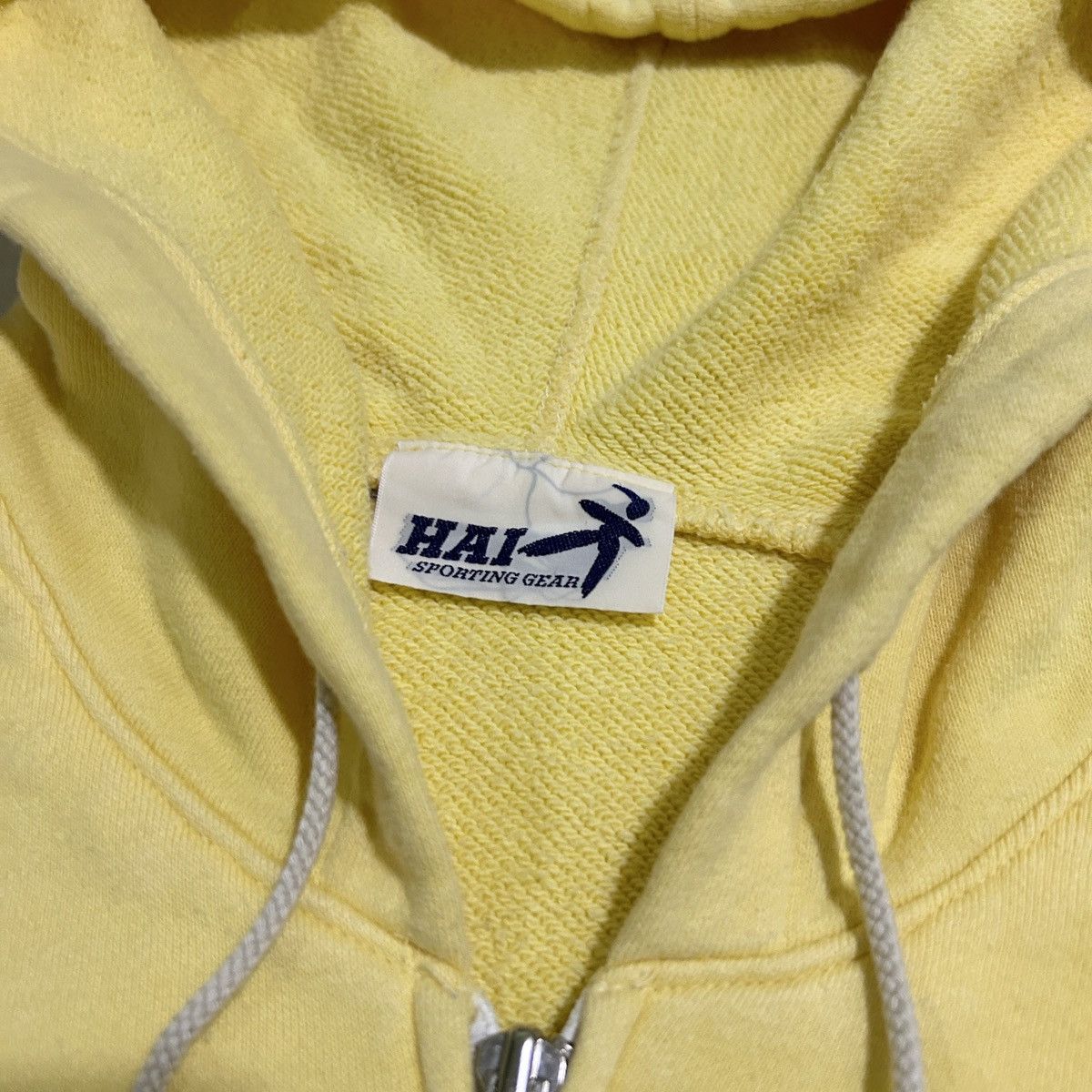 Hai Sporting Gear × Issey Miyake × Japanese Brand 1990s Hai Sporting Gear - Map Zipper Hoodie Size US L / EU 52-54 / 3 - 12 Thumbnail