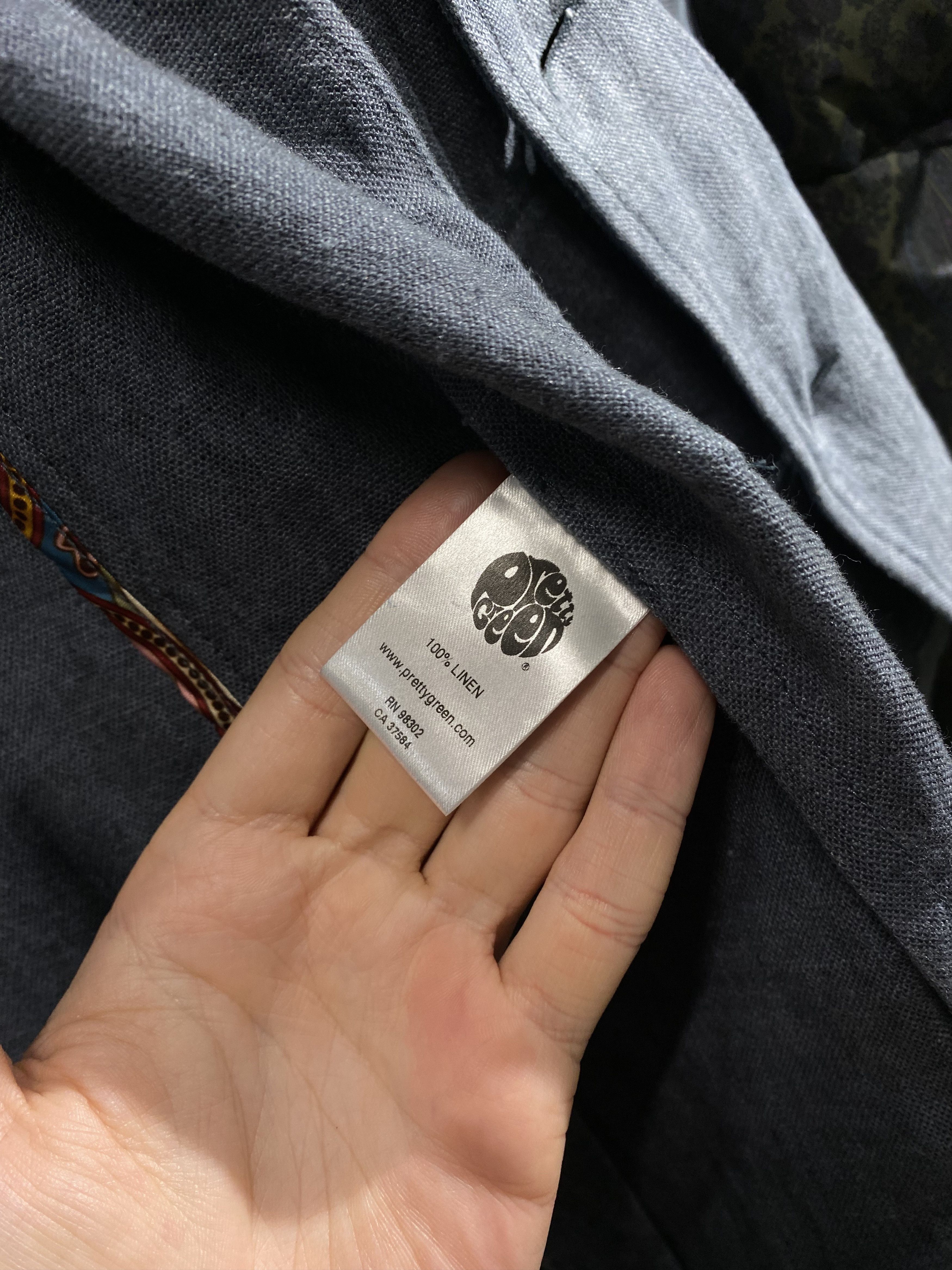 Pretty Green Pretty Green linen Safari Garment dye overshirt Jacket Size US L / EU 52-54 / 3 - 10 Thumbnail