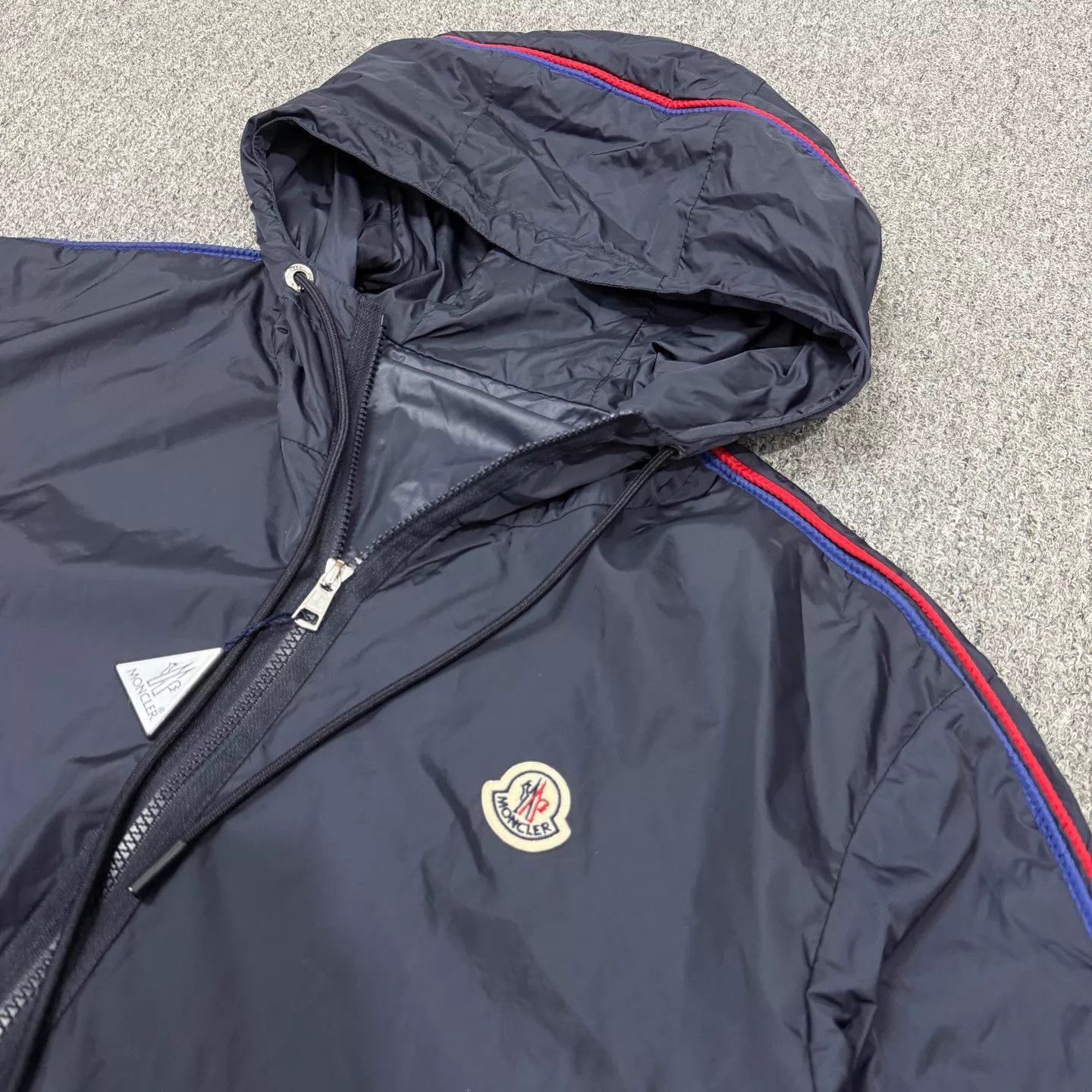 Moncler Moncler HATTAB Navy Hooded Jacket Size 5 Mint Size US XXL / EU 58 / 5 - 3 Thumbnail