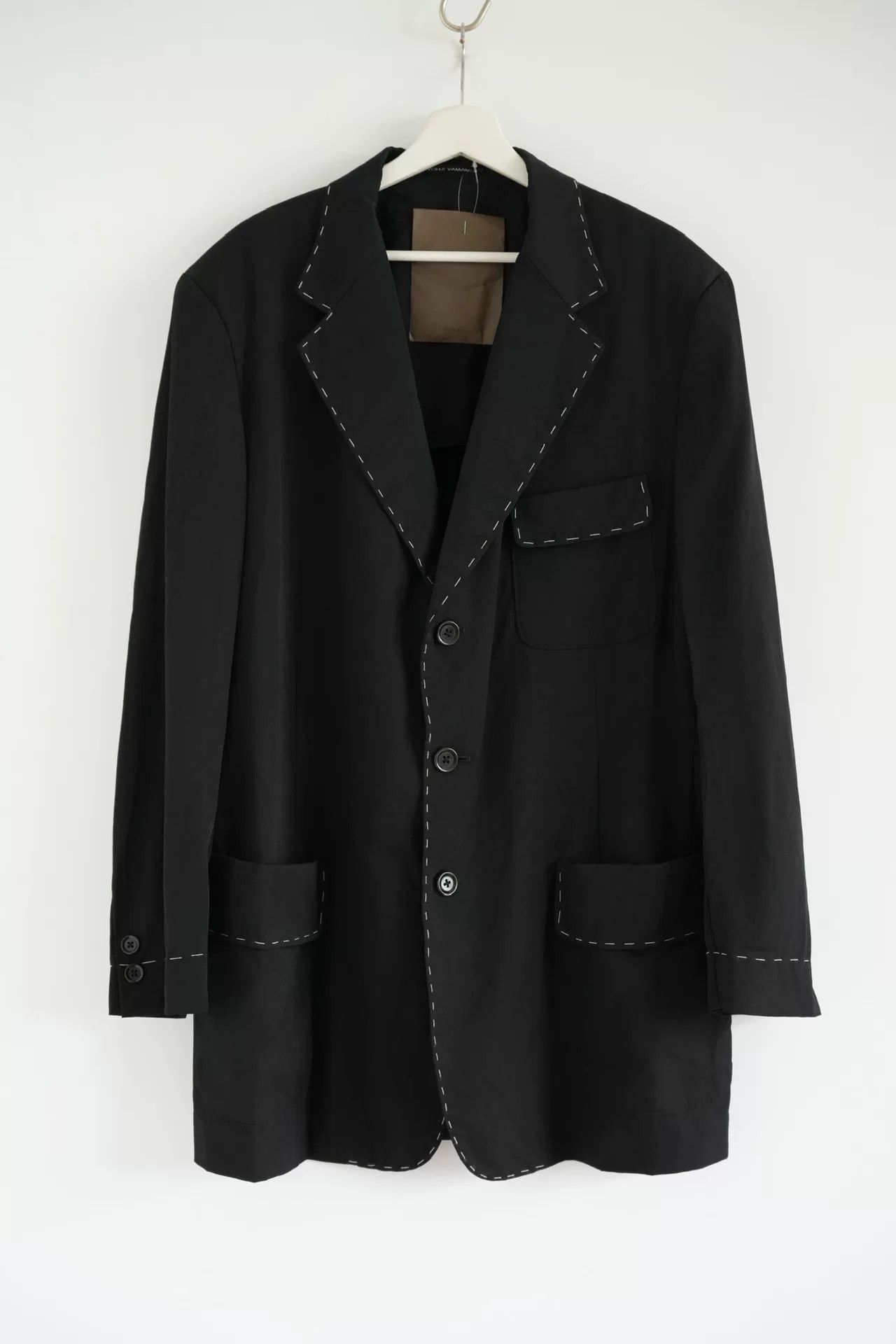 Yohji Yamamoto Black Tailored Suit Jacket